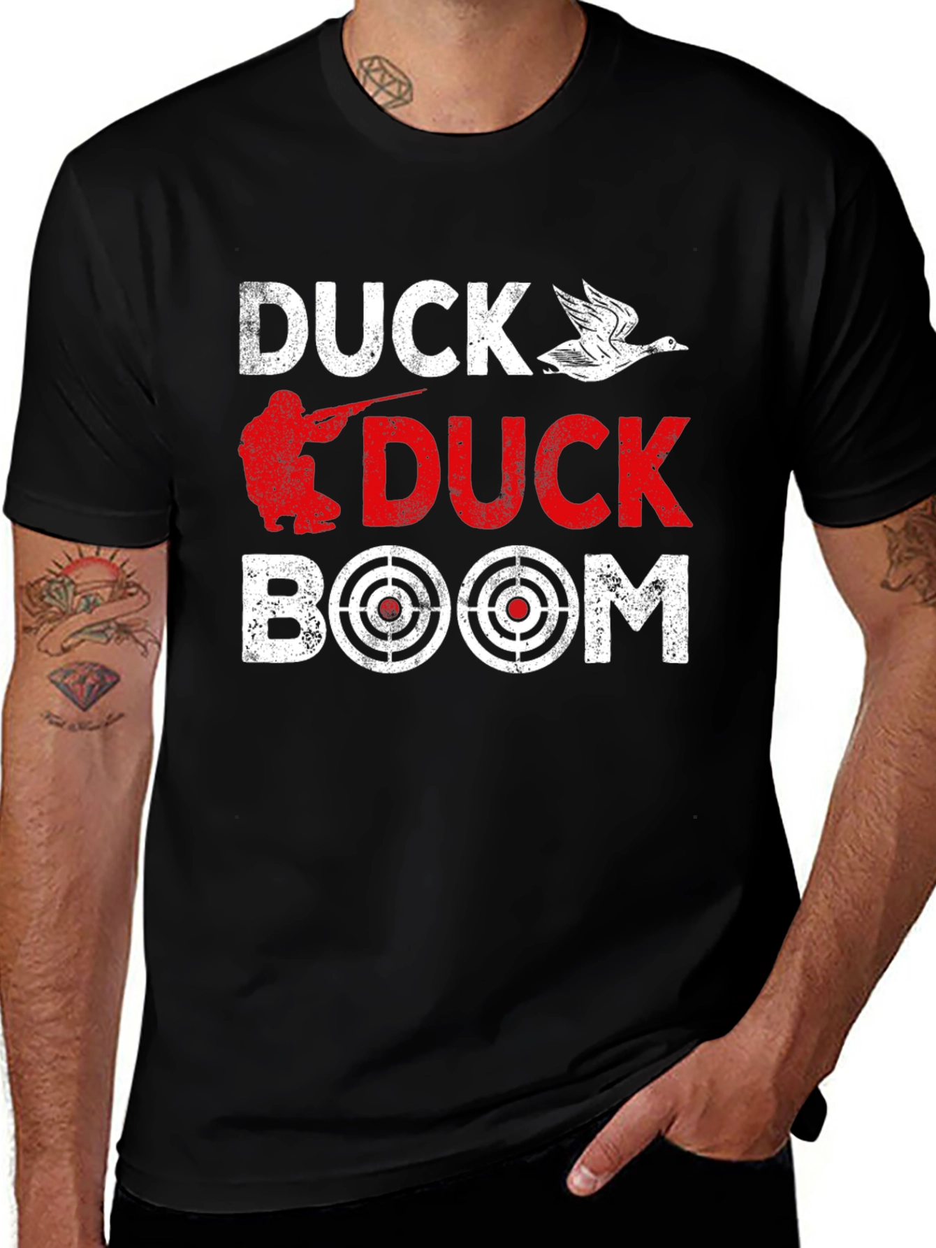 Duck Duck Boom Mens Graphic Tee