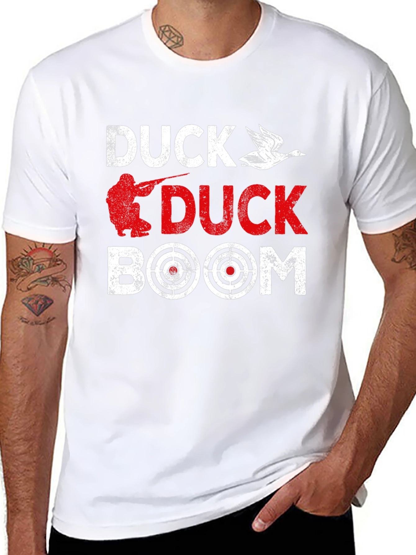 Duck Duck Boom Mens Graphic Tee