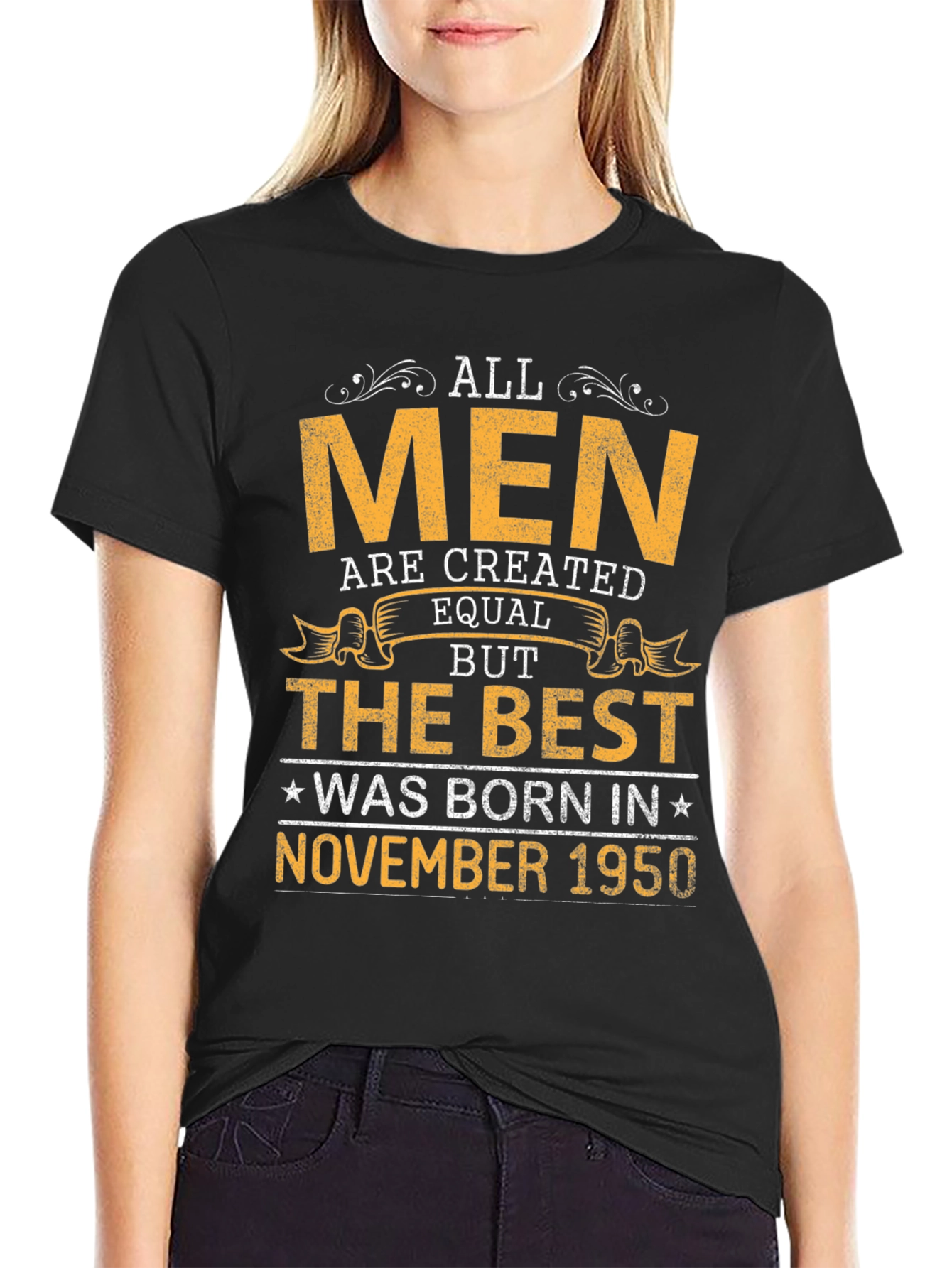 Born in November 1950 Mens T-shirt