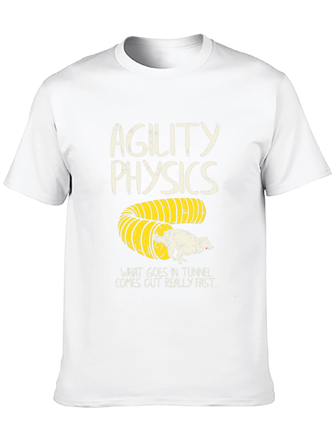 Agility Physics Dog T-Shirt - Tunnel Fun