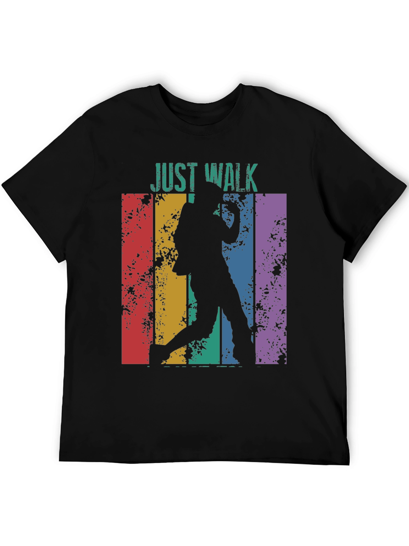 Just Walk Mens Graphic T-Shirt