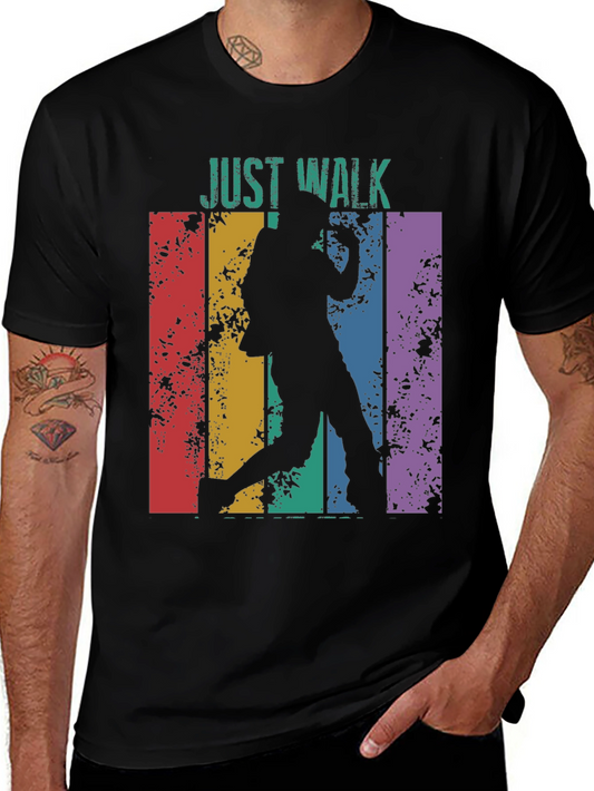 Just Walk Mens Graphic T-Shirt