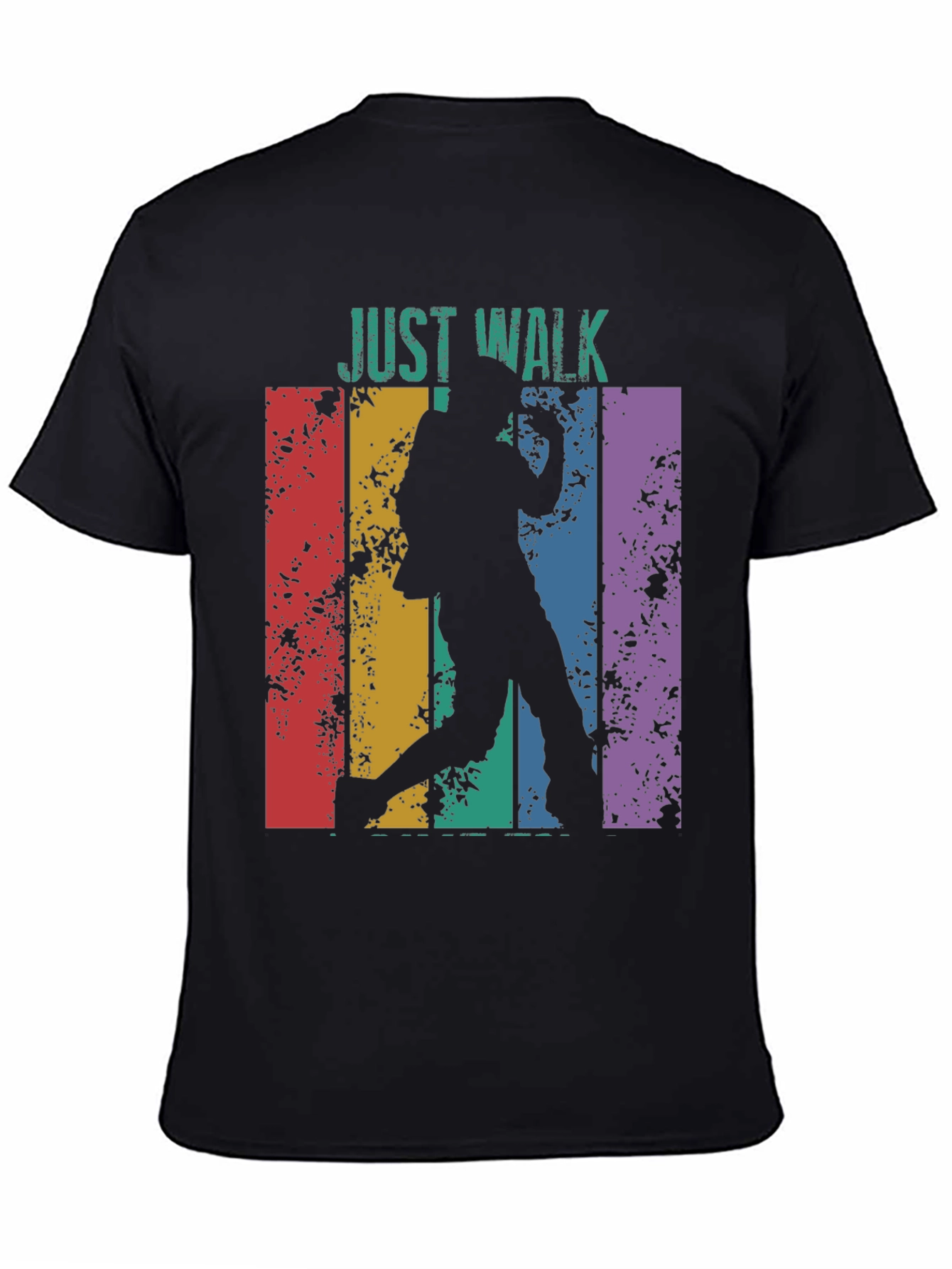 Just Walk Mens Graphic T-Shirt