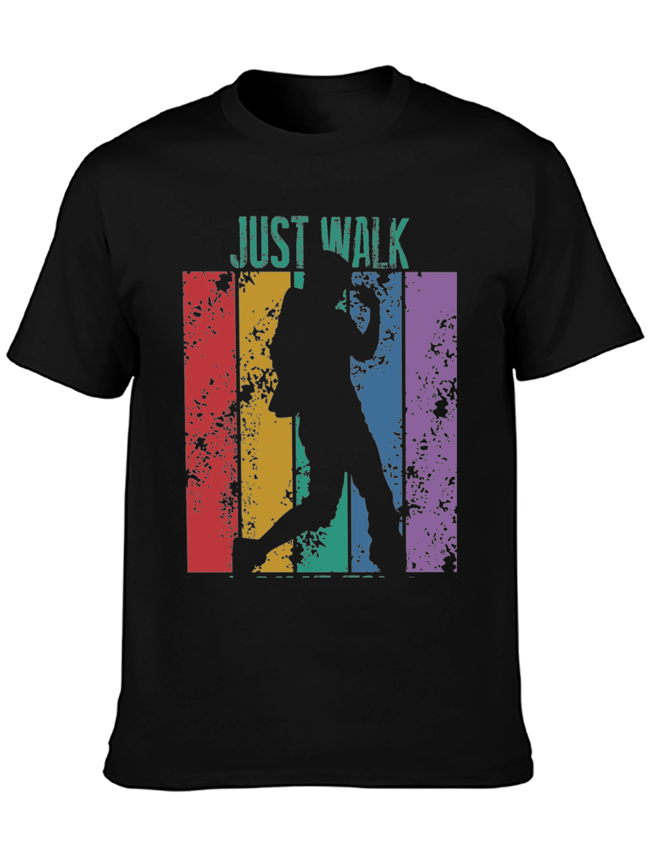 Just Walk Mens Graphic T-Shirt