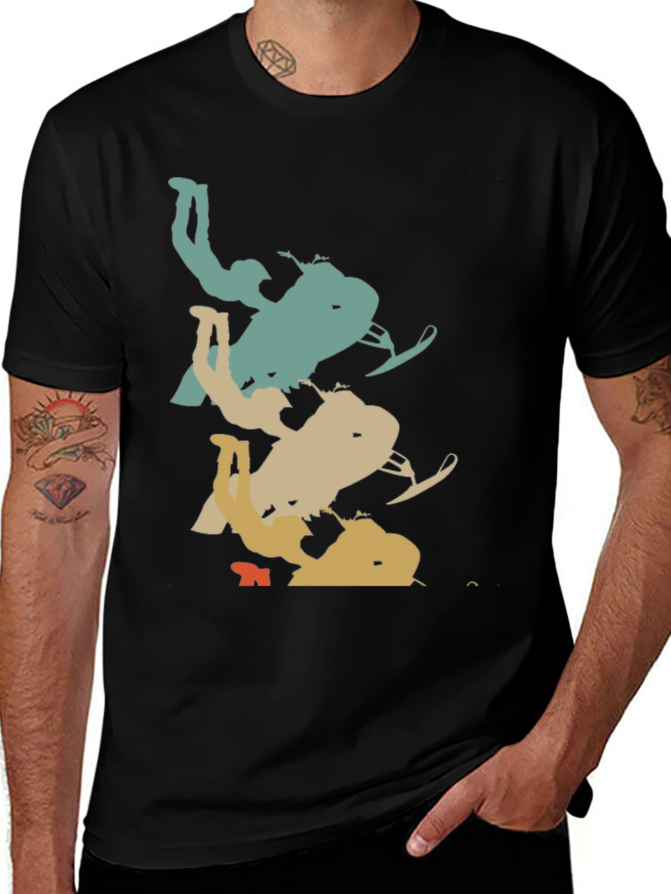 Snowmobile T-Shirt - Retro Style Graphic Tee
