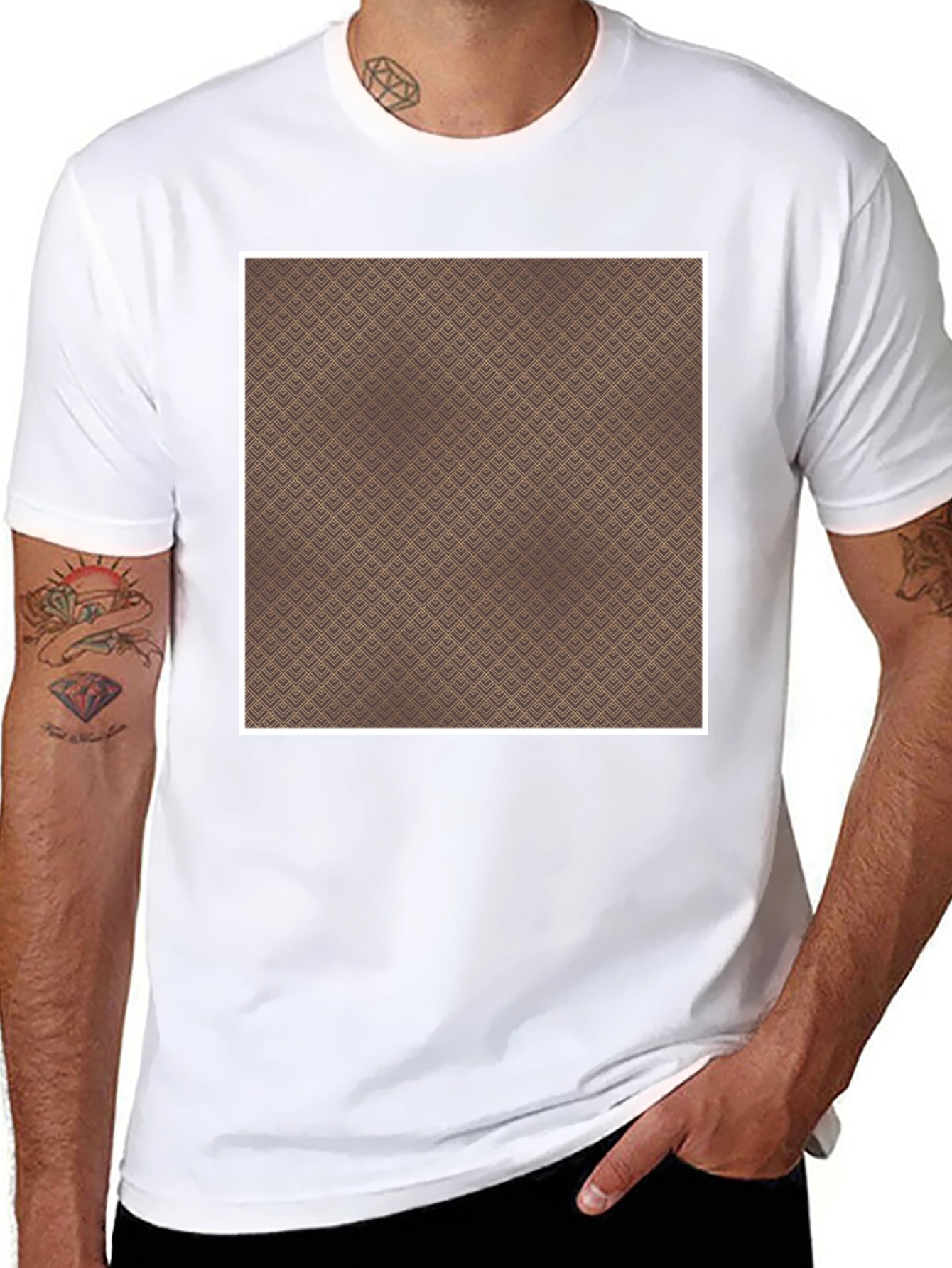 Modern Geometric Pattern Tee