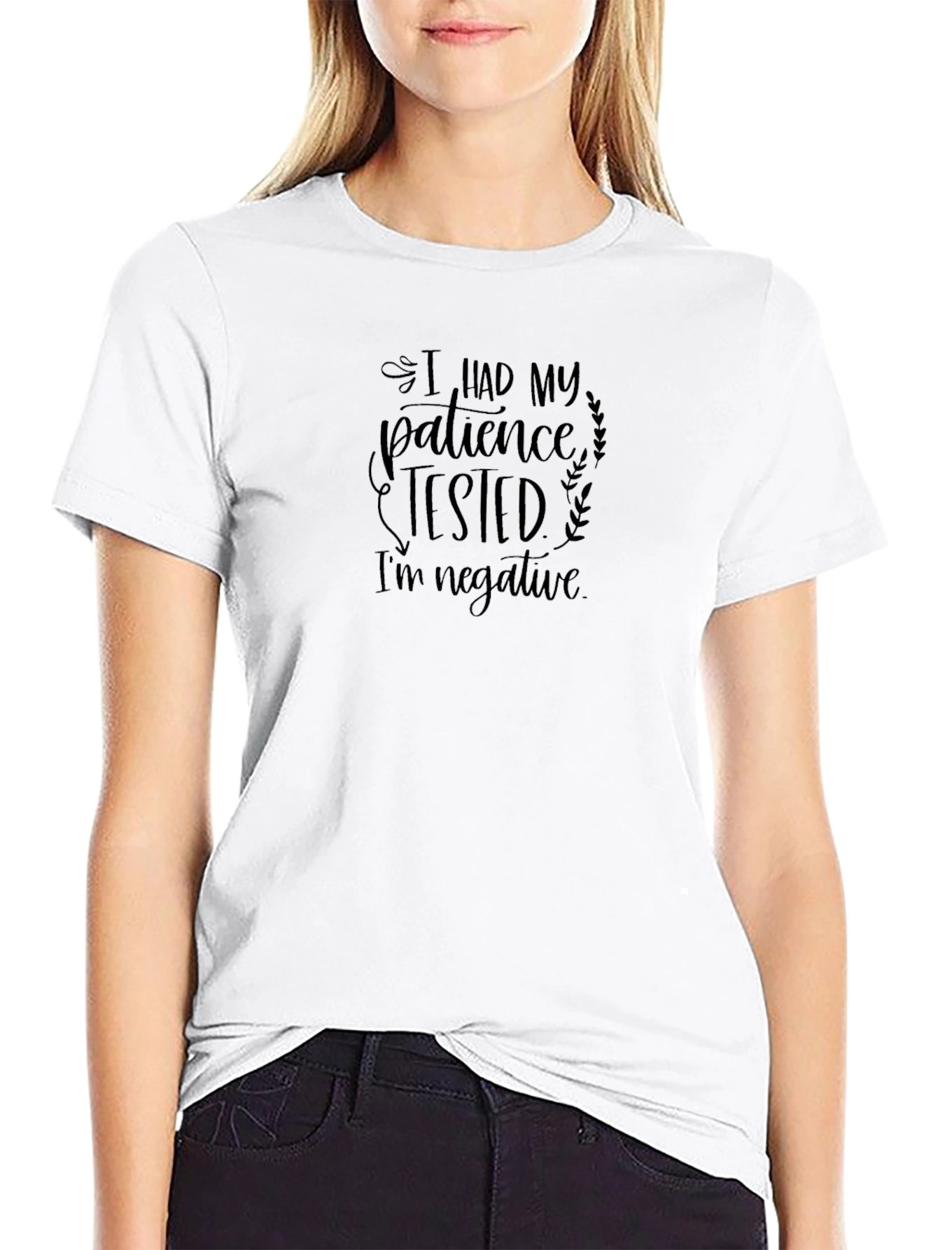 I Had My Patience Tested - Black T-Shirt