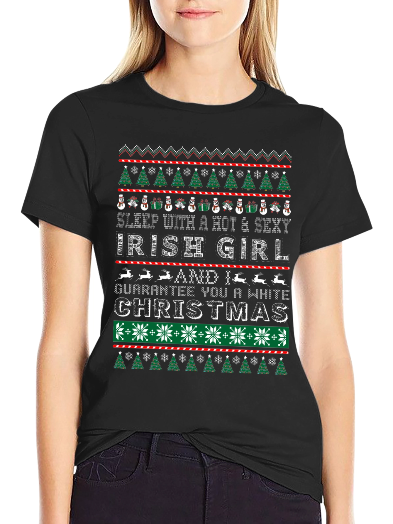 Irish Girl Christmas T-Shirt