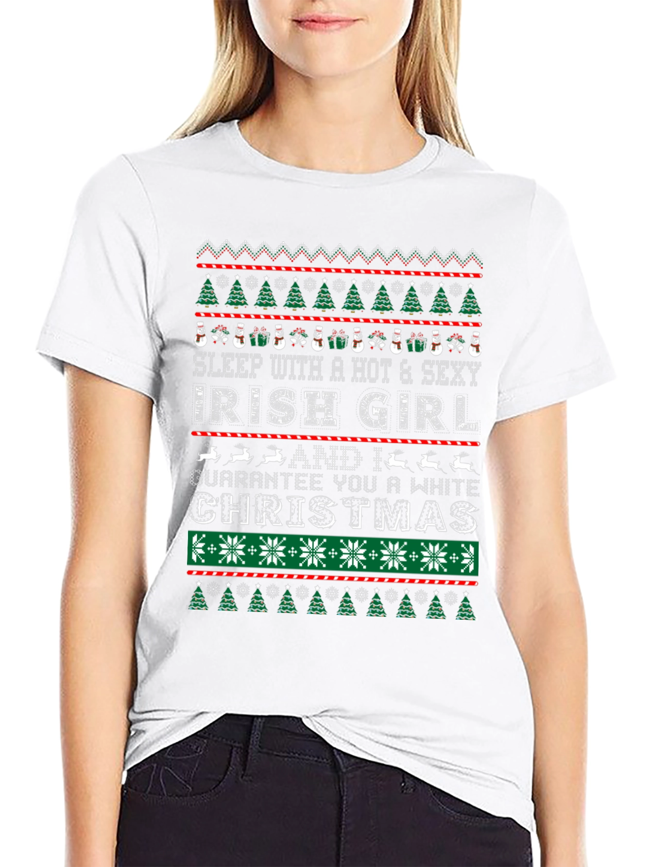 Irish Girl Christmas T-Shirt