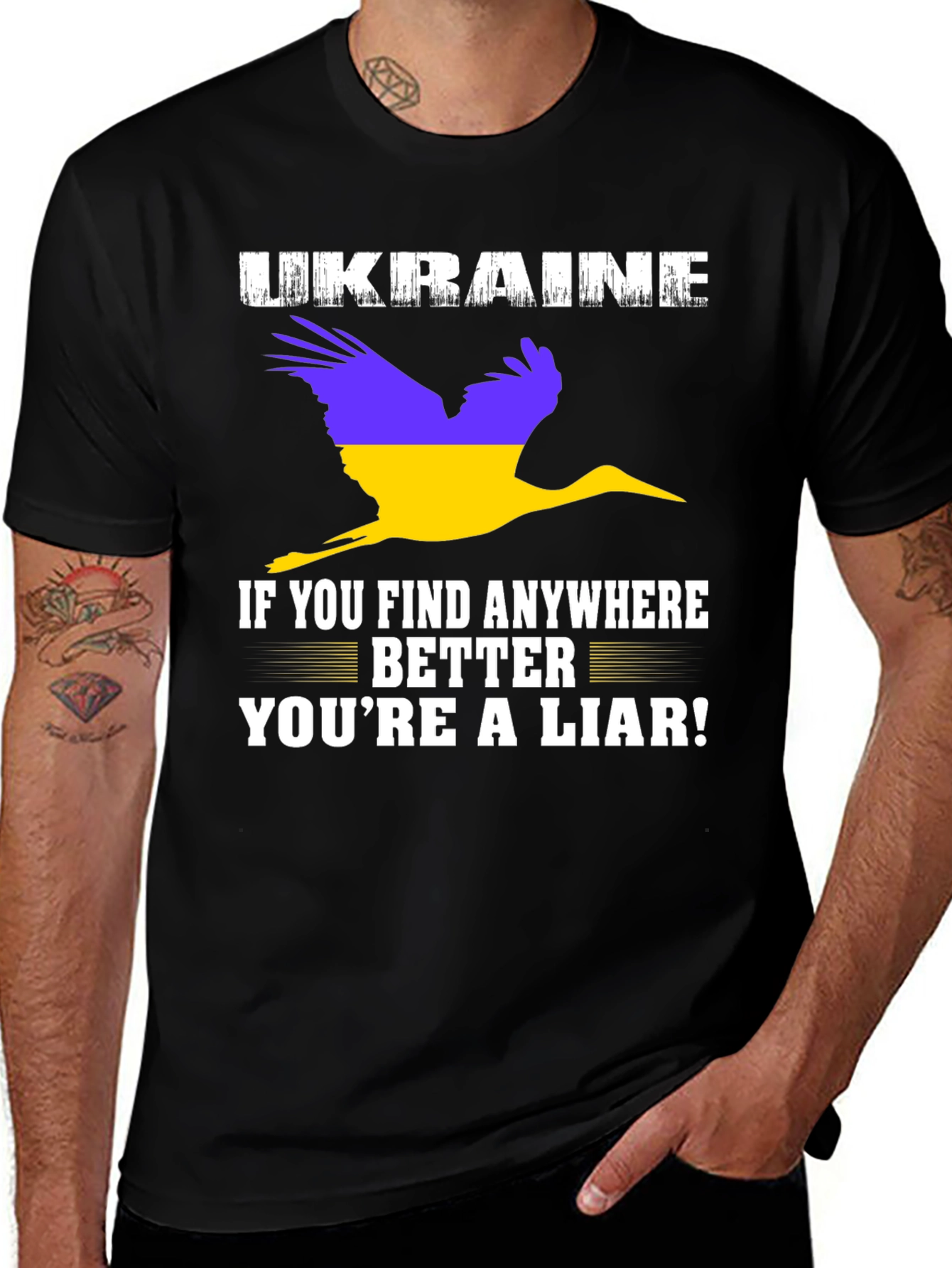 Ukraine Pride T-Shirt - Youre A Liar!