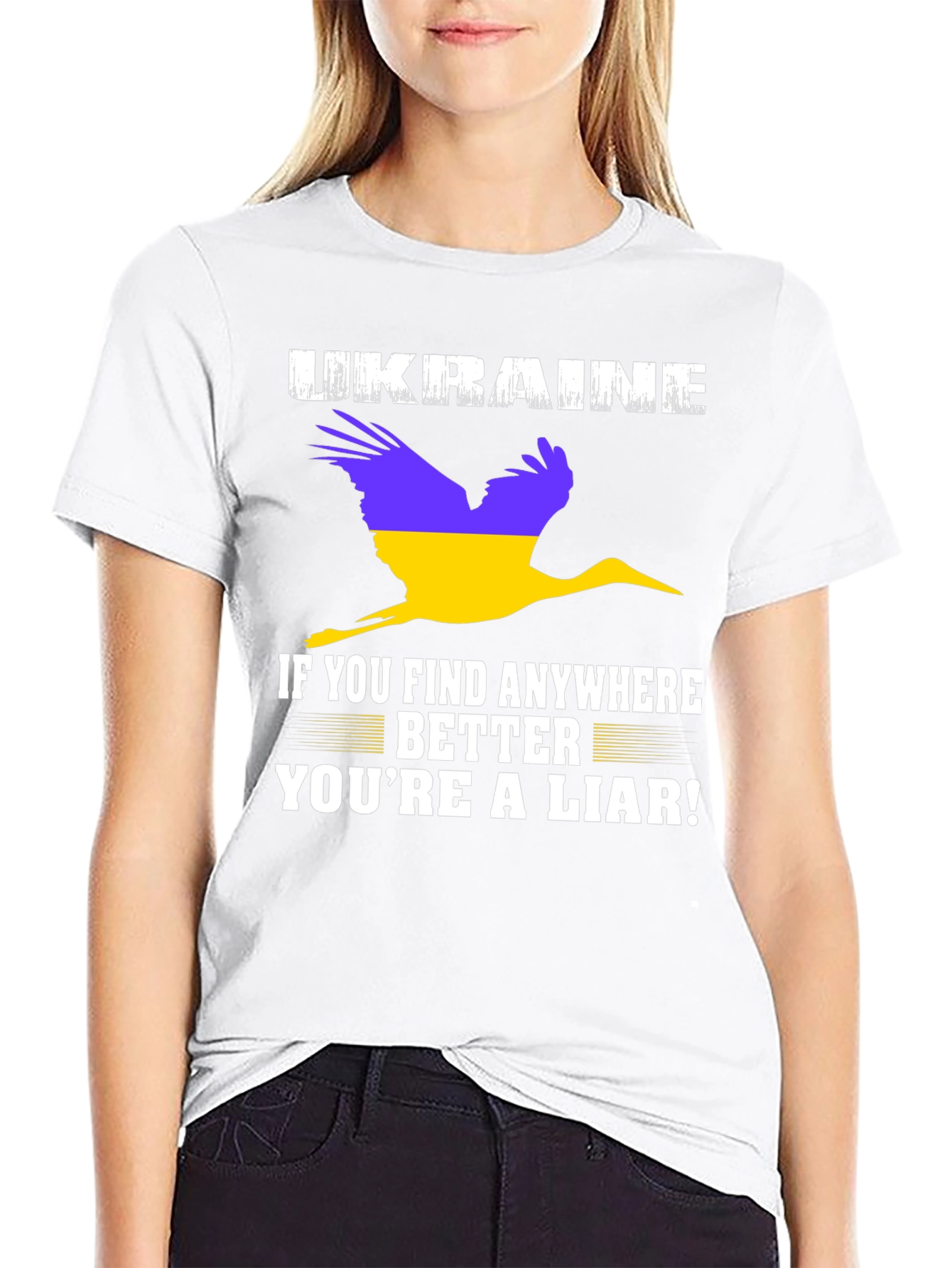 Ukraine Pride T-Shirt - Youre A Liar!