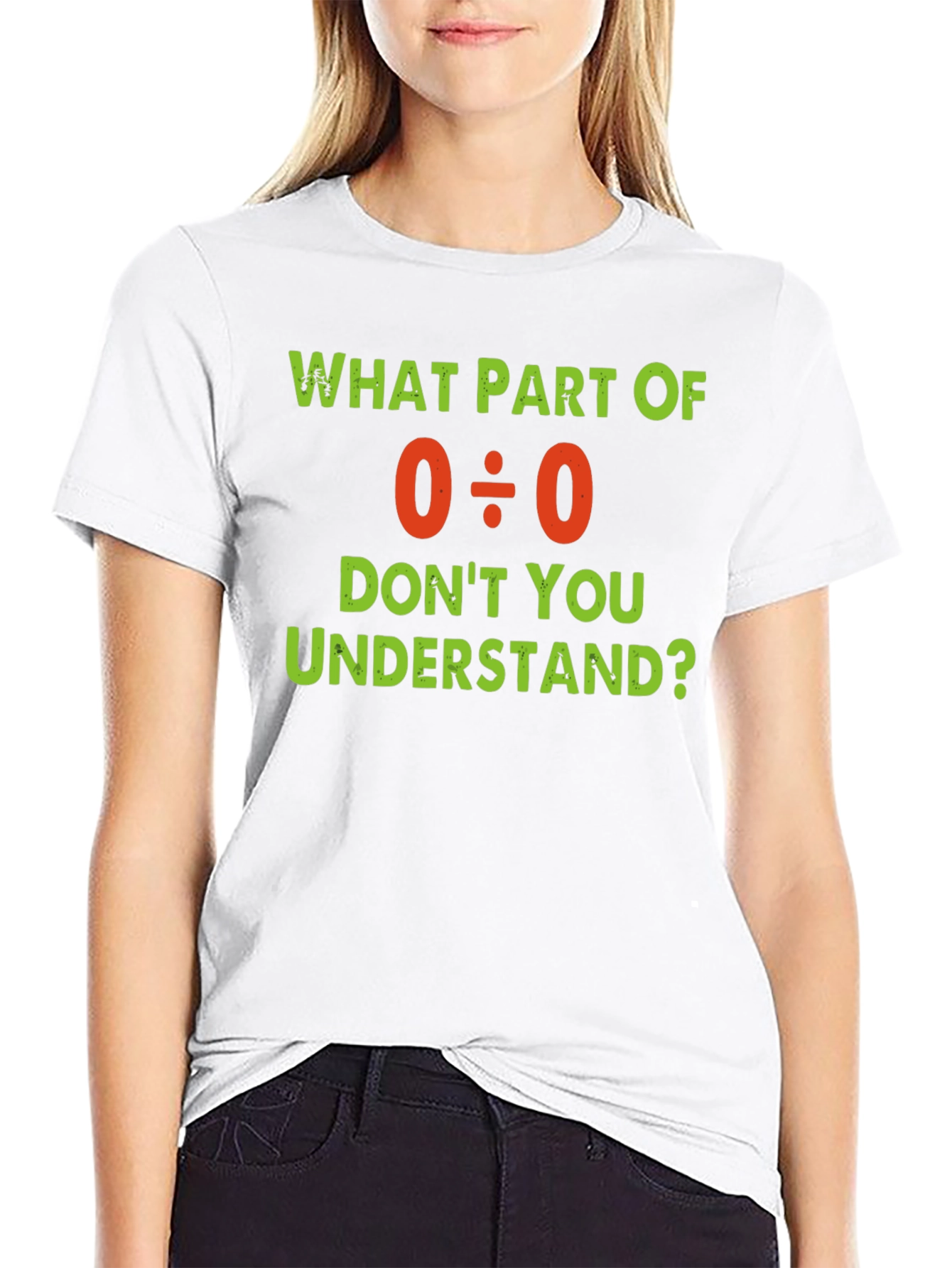 Funny Math Humor T-Shirt - Division by Zero