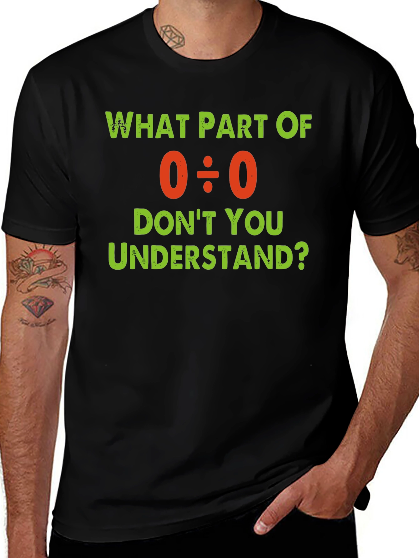 Funny Math Humor T-Shirt - Division by Zero