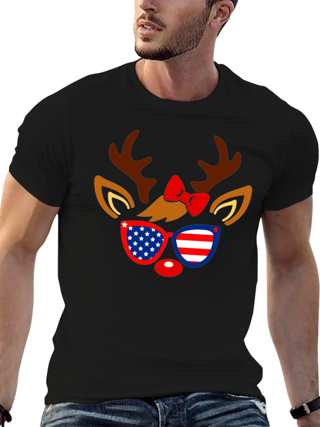 Patriotic Deer T-Shirt