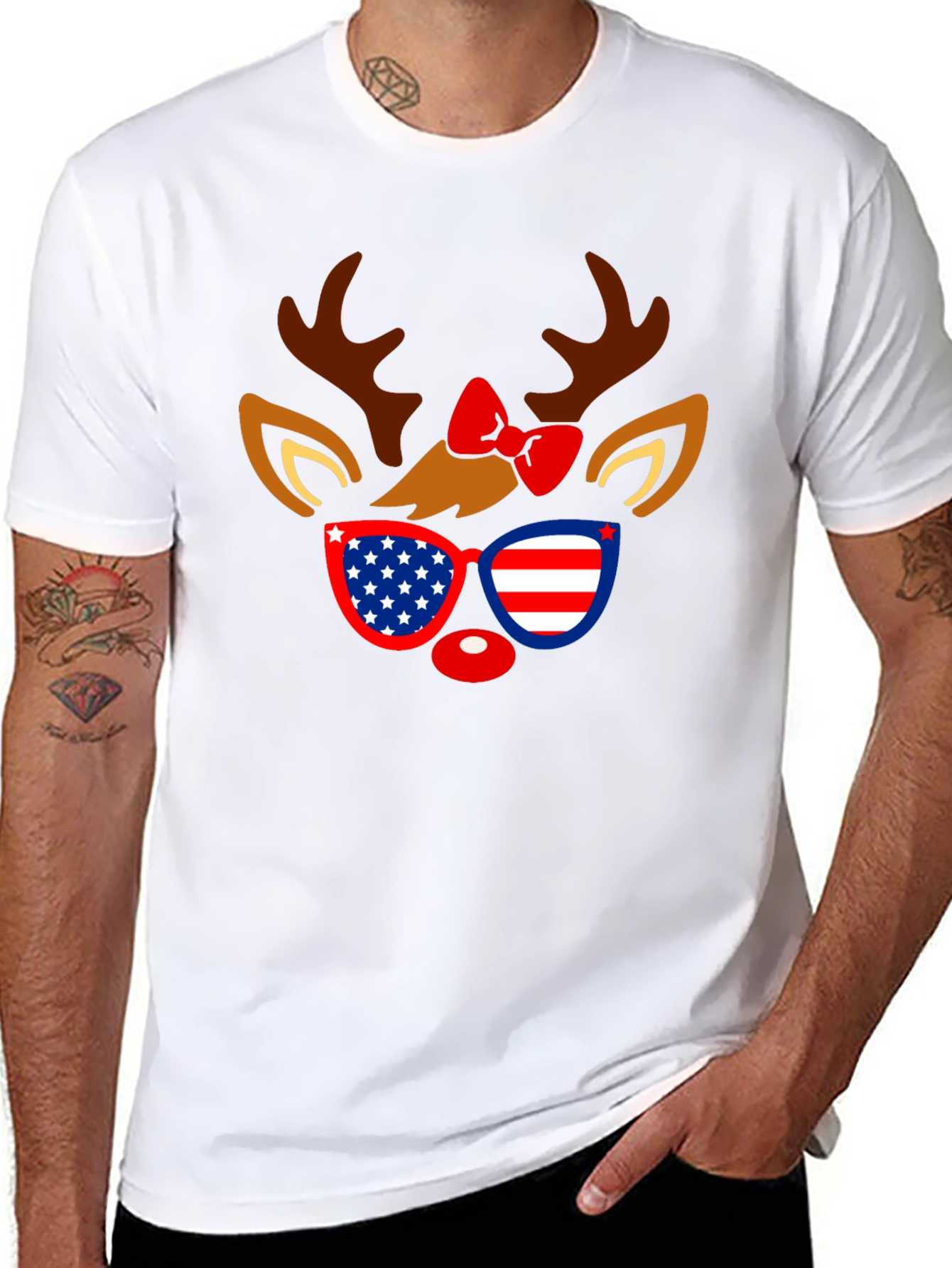 Patriotic Deer T-Shirt