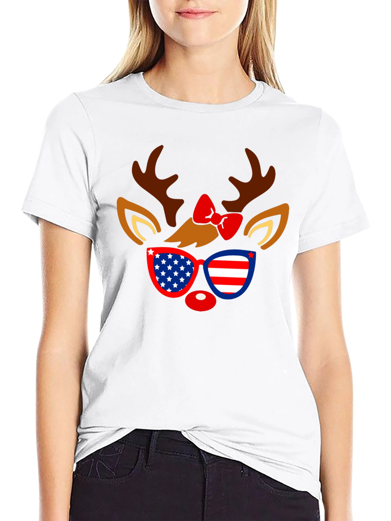Patriotic Deer T-Shirt