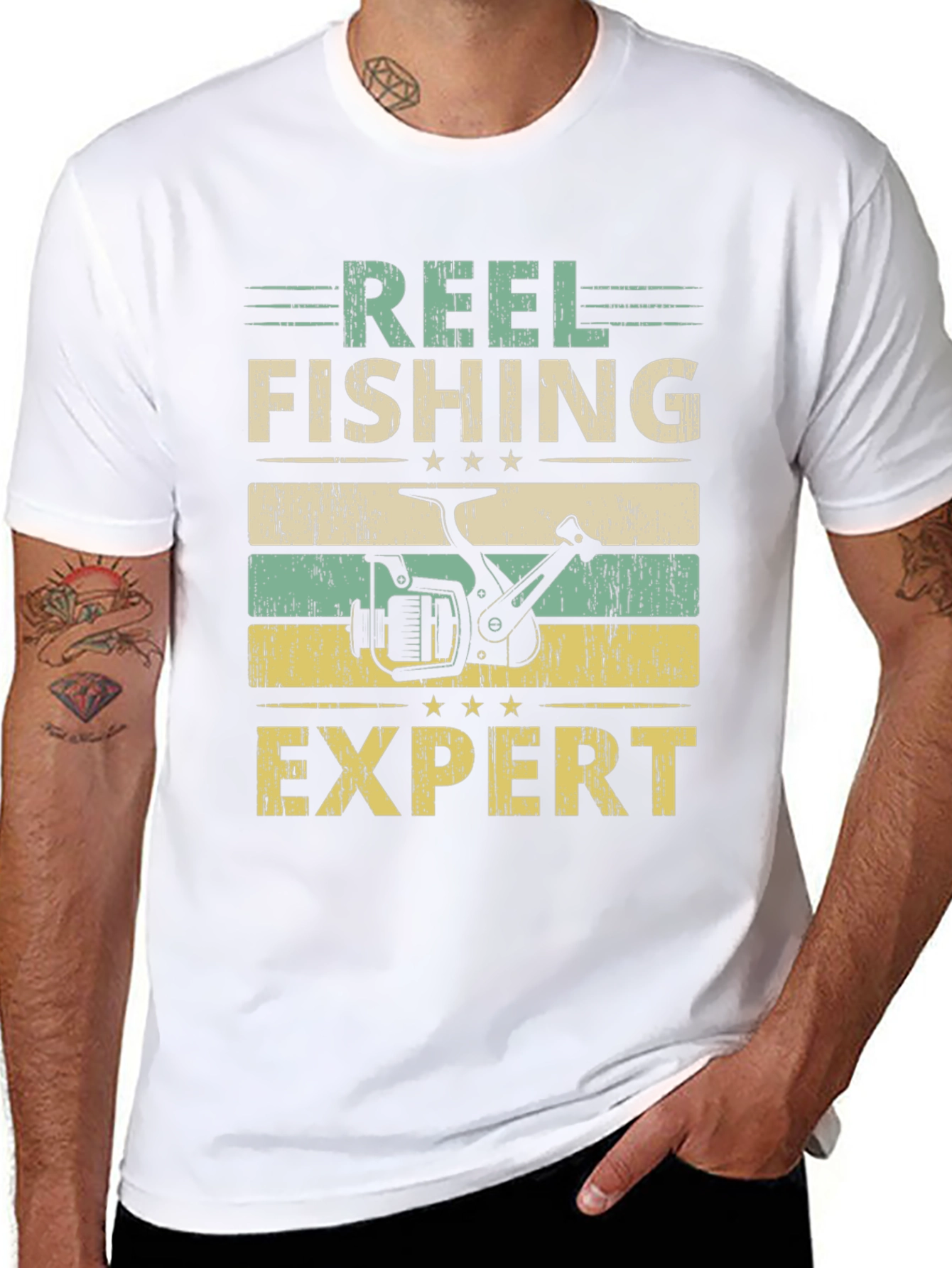 Reel Fishing Expert Graphic Tee