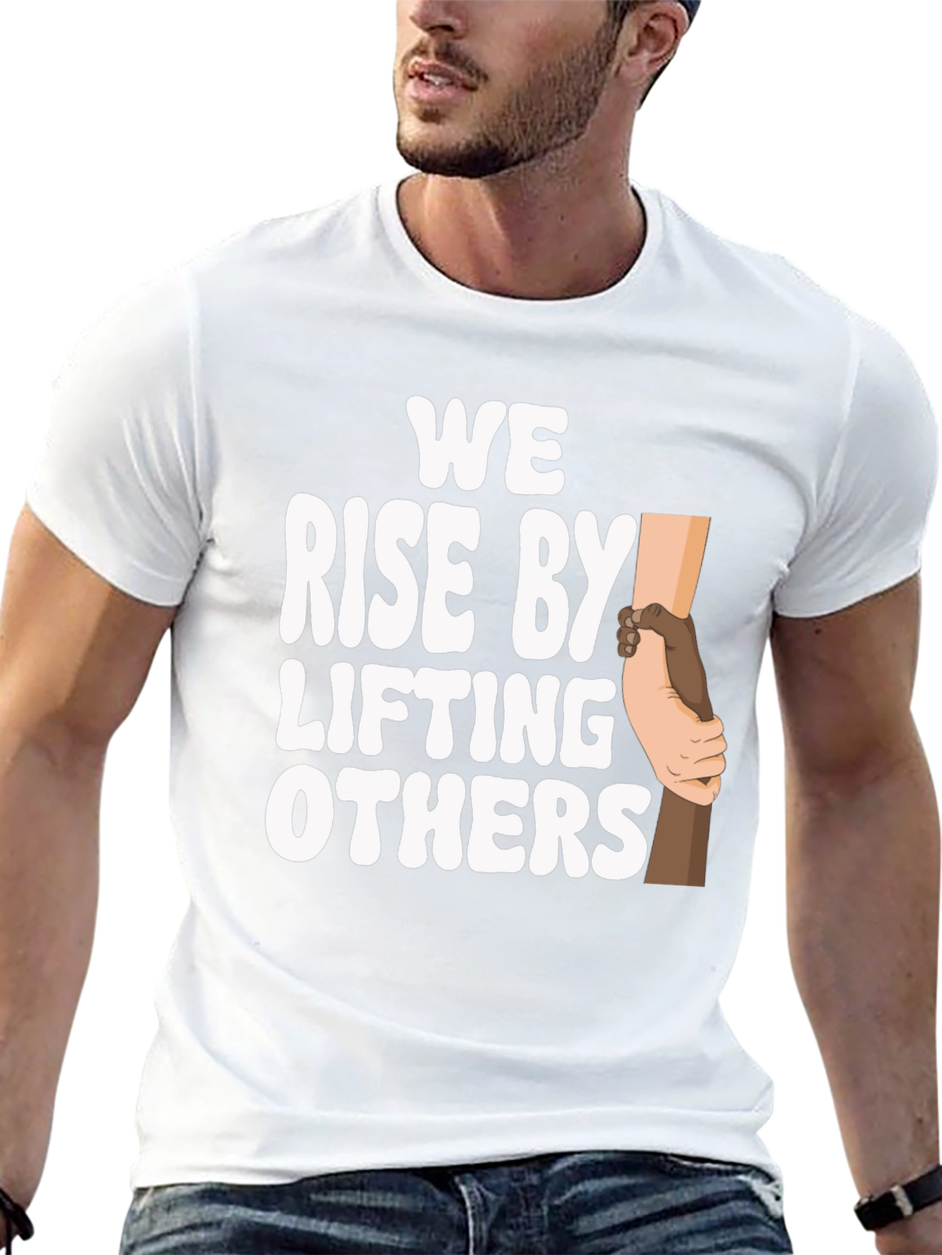We Rise by Lifting Others Graphic T-Shirt