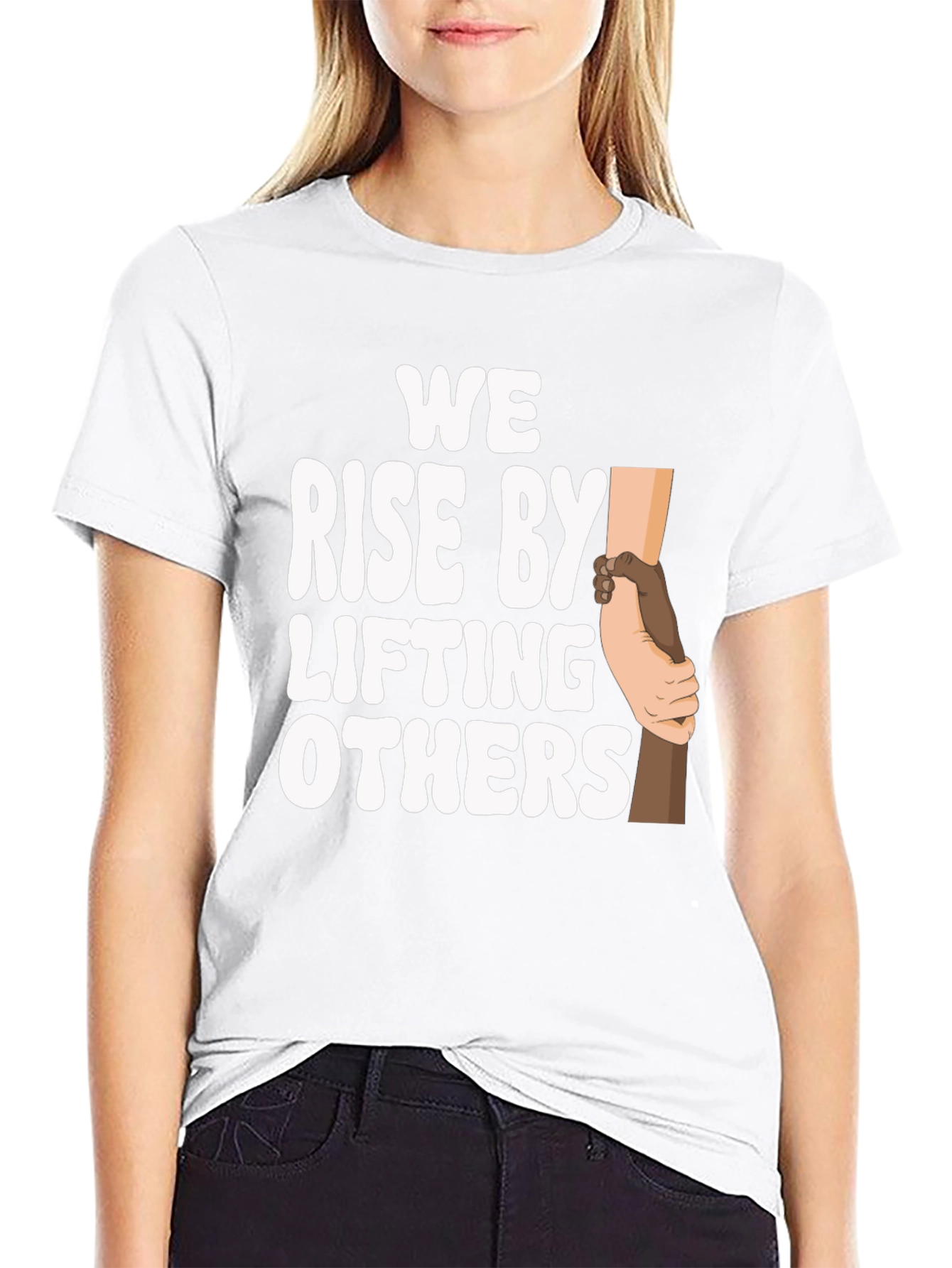 We Rise by Lifting Others Graphic T-Shirt