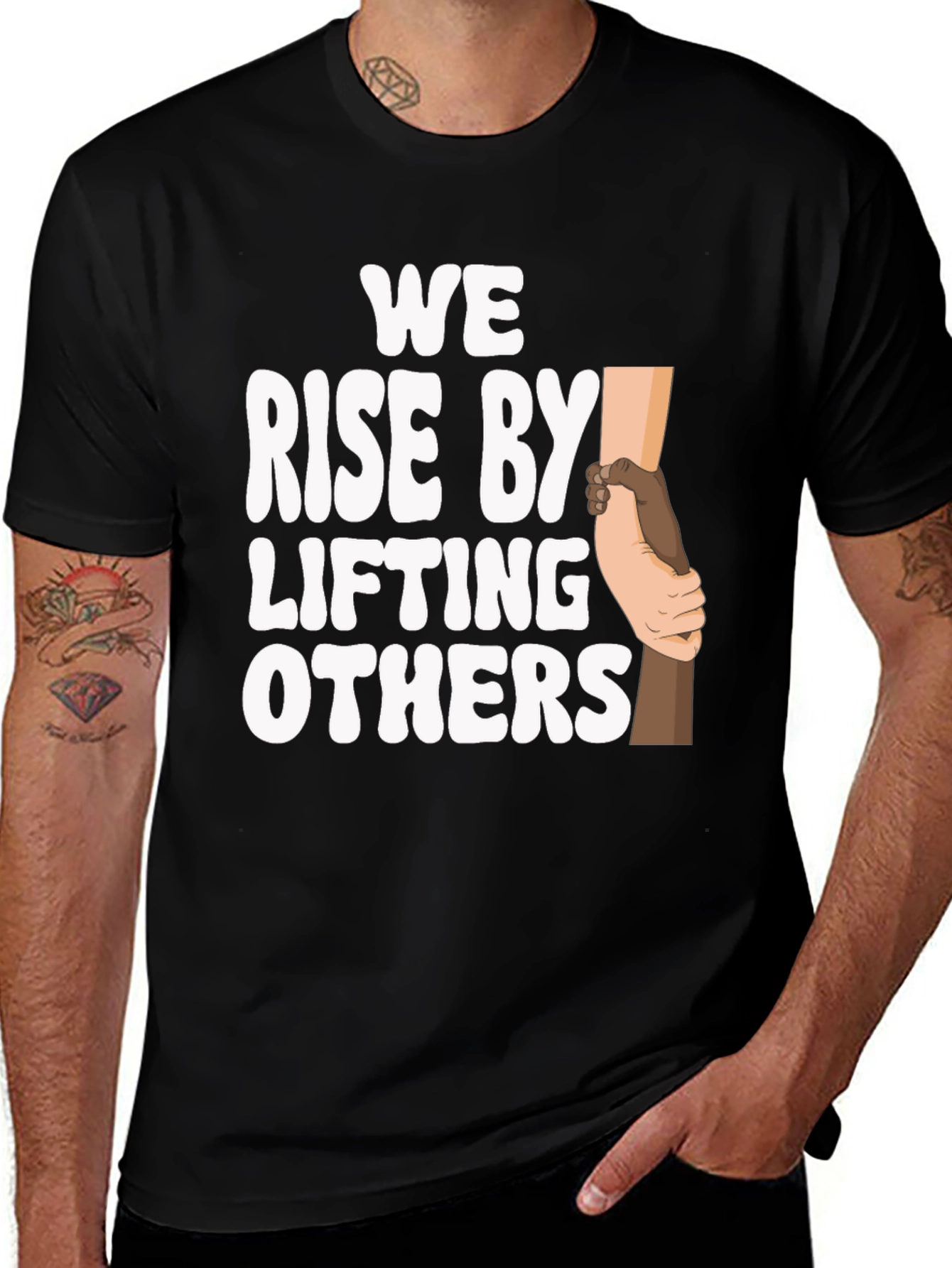 We Rise by Lifting Others Graphic T-Shirt