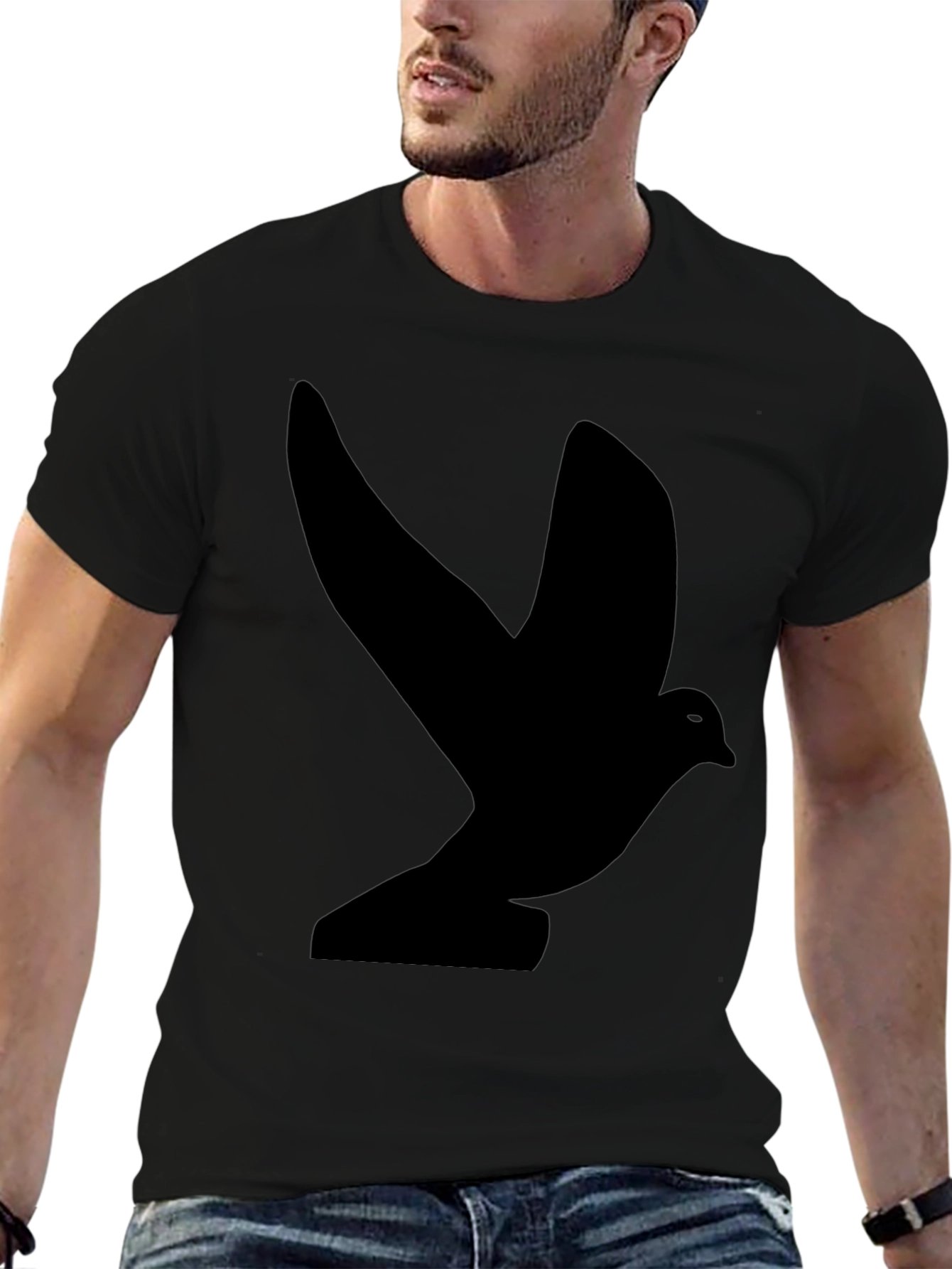 Black Dove Graphic Tee - Classic Unisex T-Shirt