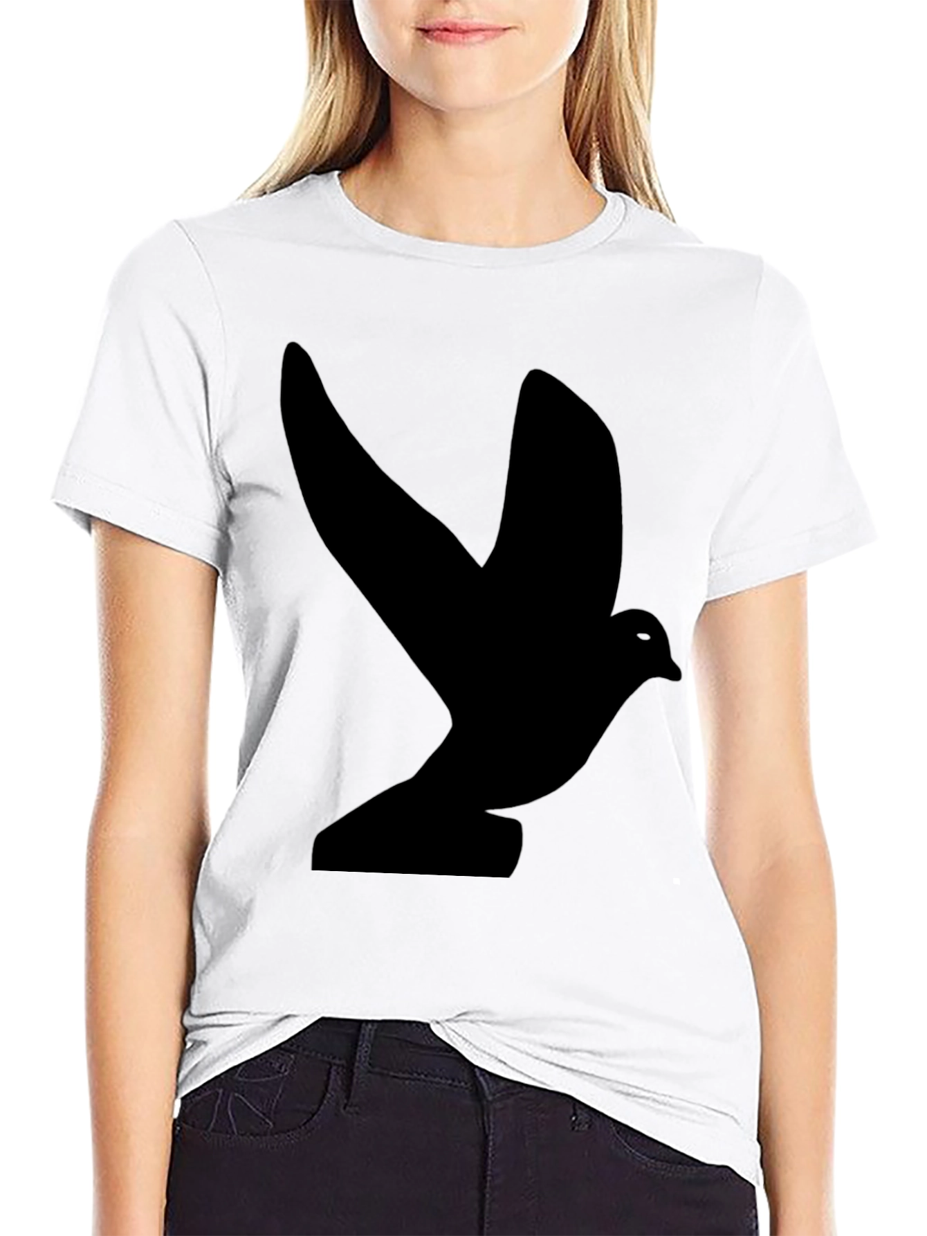 Black Dove Graphic Tee - Classic Unisex T-Shirt