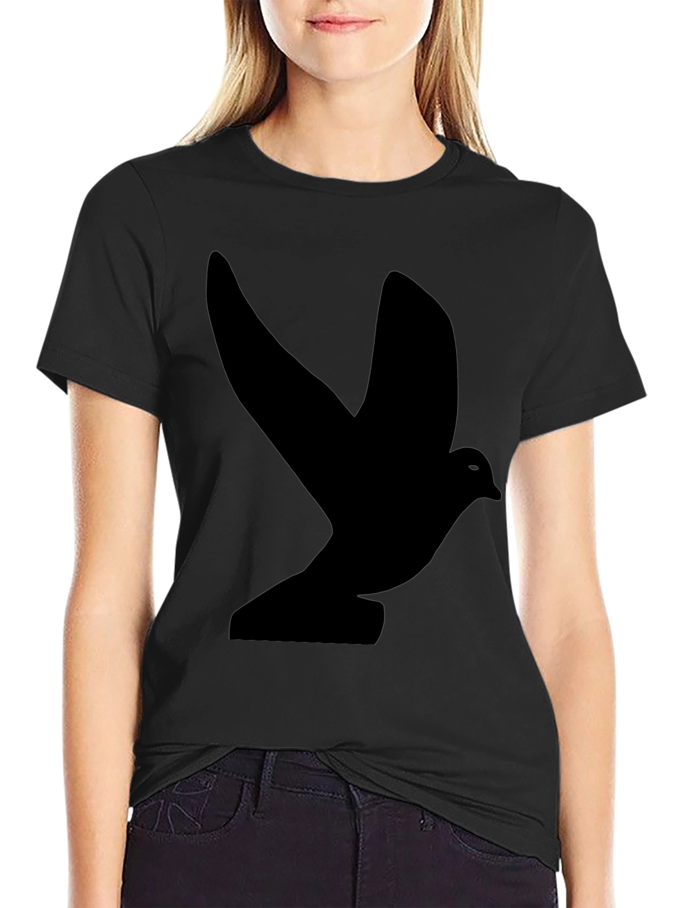 Black Dove Graphic Tee - Classic Unisex T-Shirt