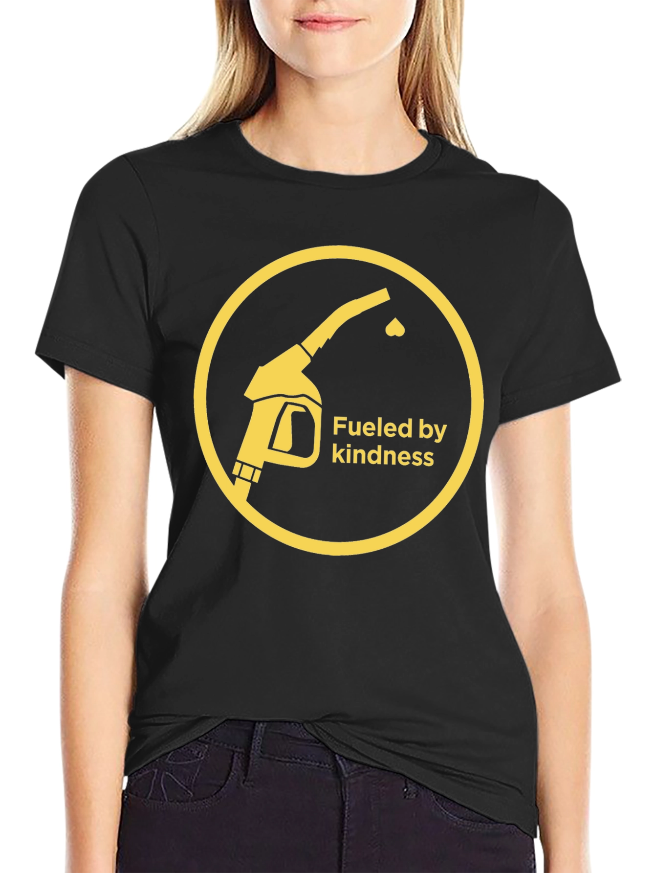 Fueled by Kindness Graphic Tee - Black