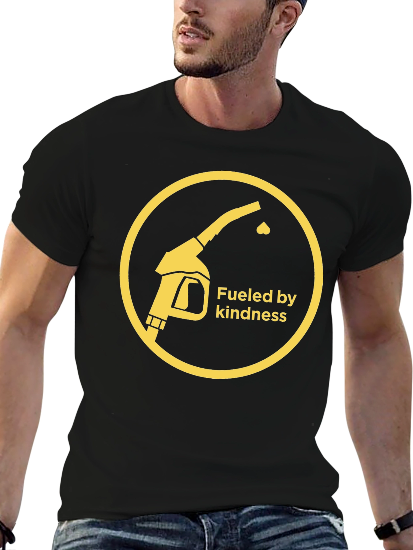Fueled by Kindness Graphic Tee - Black