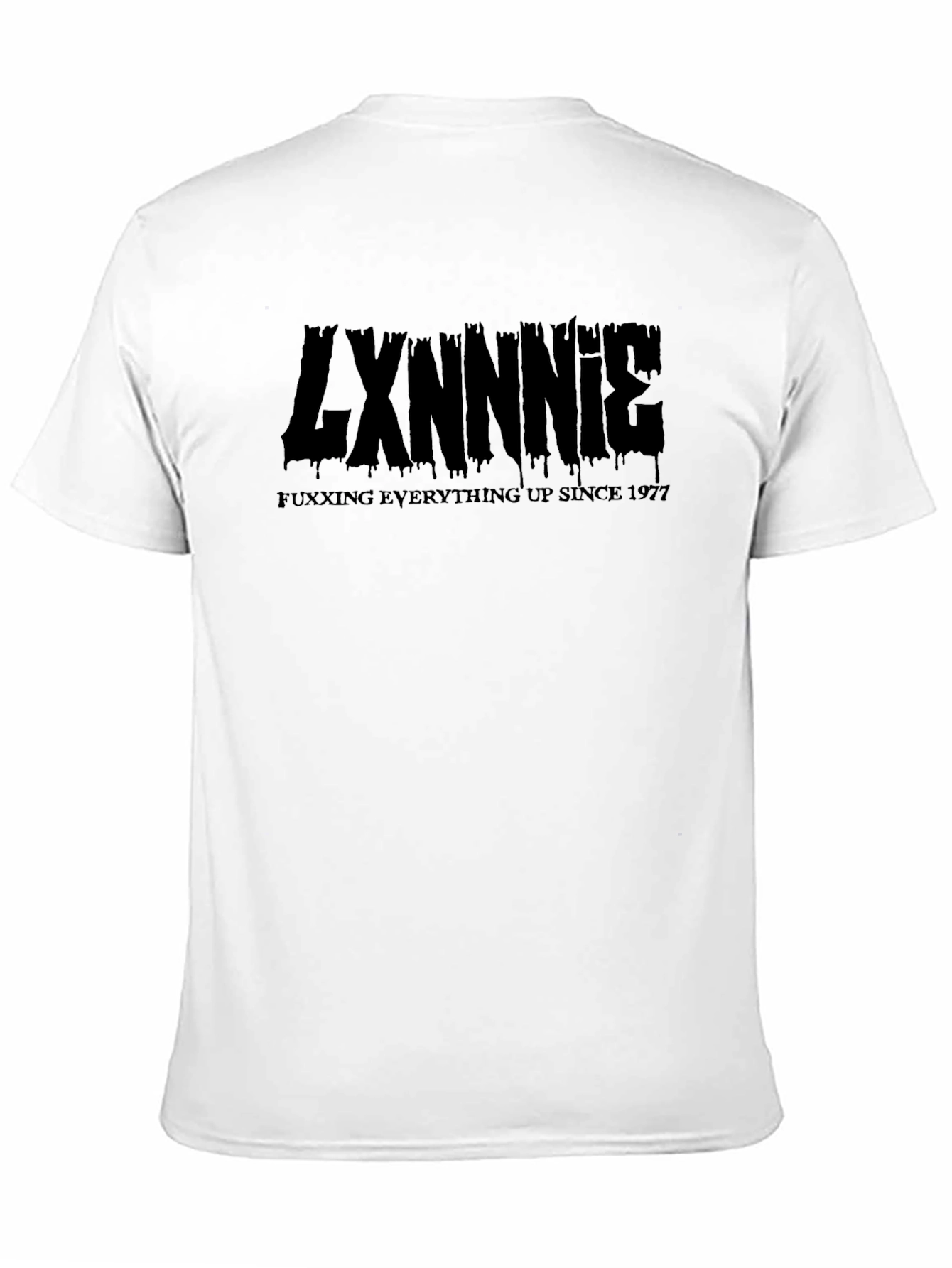 LXNNNIE Everything Up Since 1977 Black T-Shirt