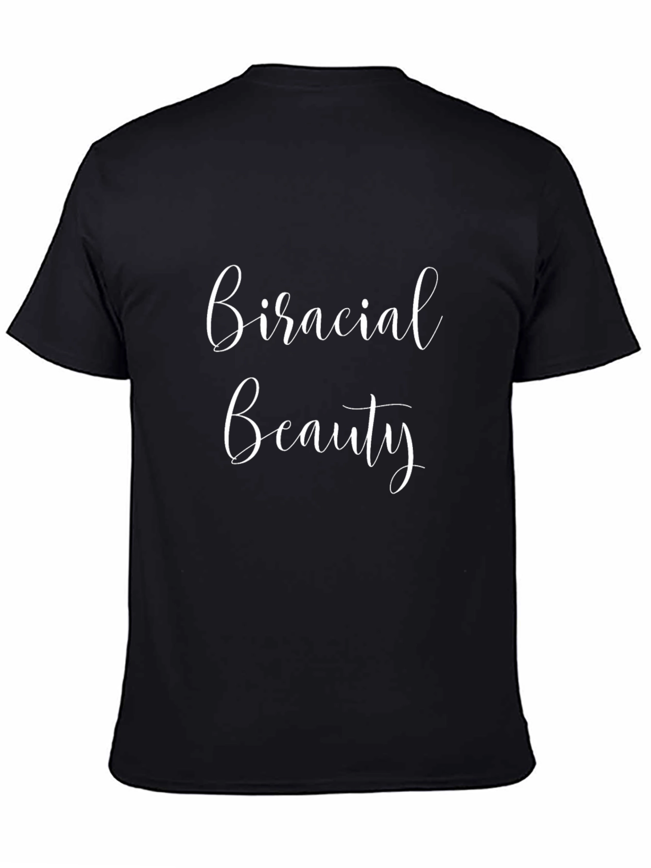 Biracial Beauty Black T-Shirt