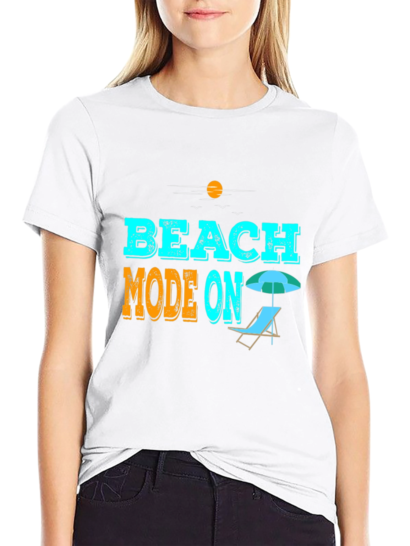 Beach Mode On Graphic Tee - Summer Vibes