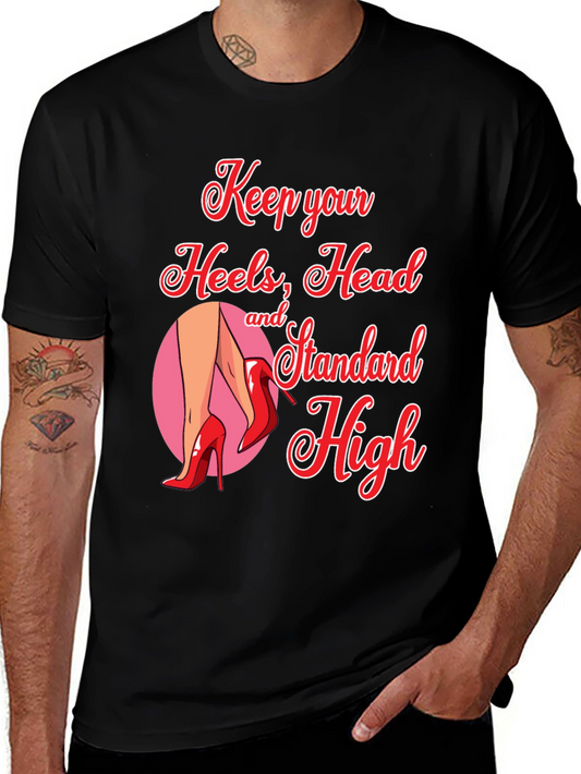 Keep Heels Head Standard High Graphic Tee