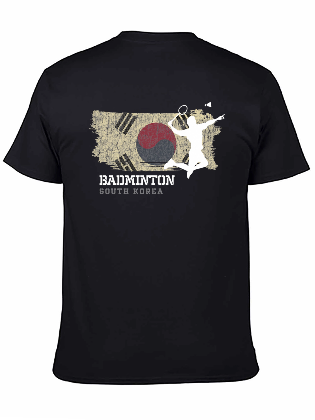 South Korea Badminton Graphic T-Shirt