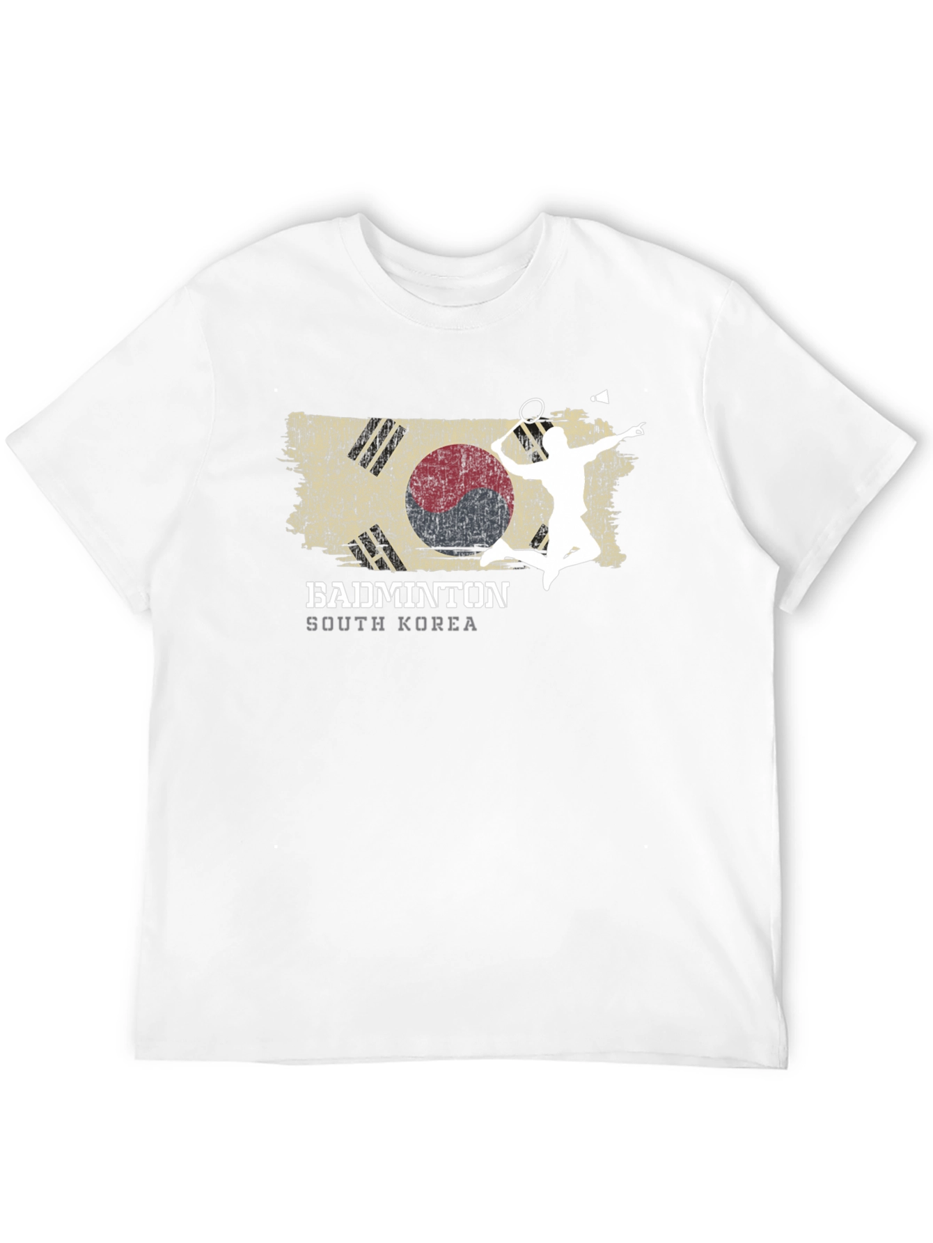 South Korea Badminton Graphic T-Shirt