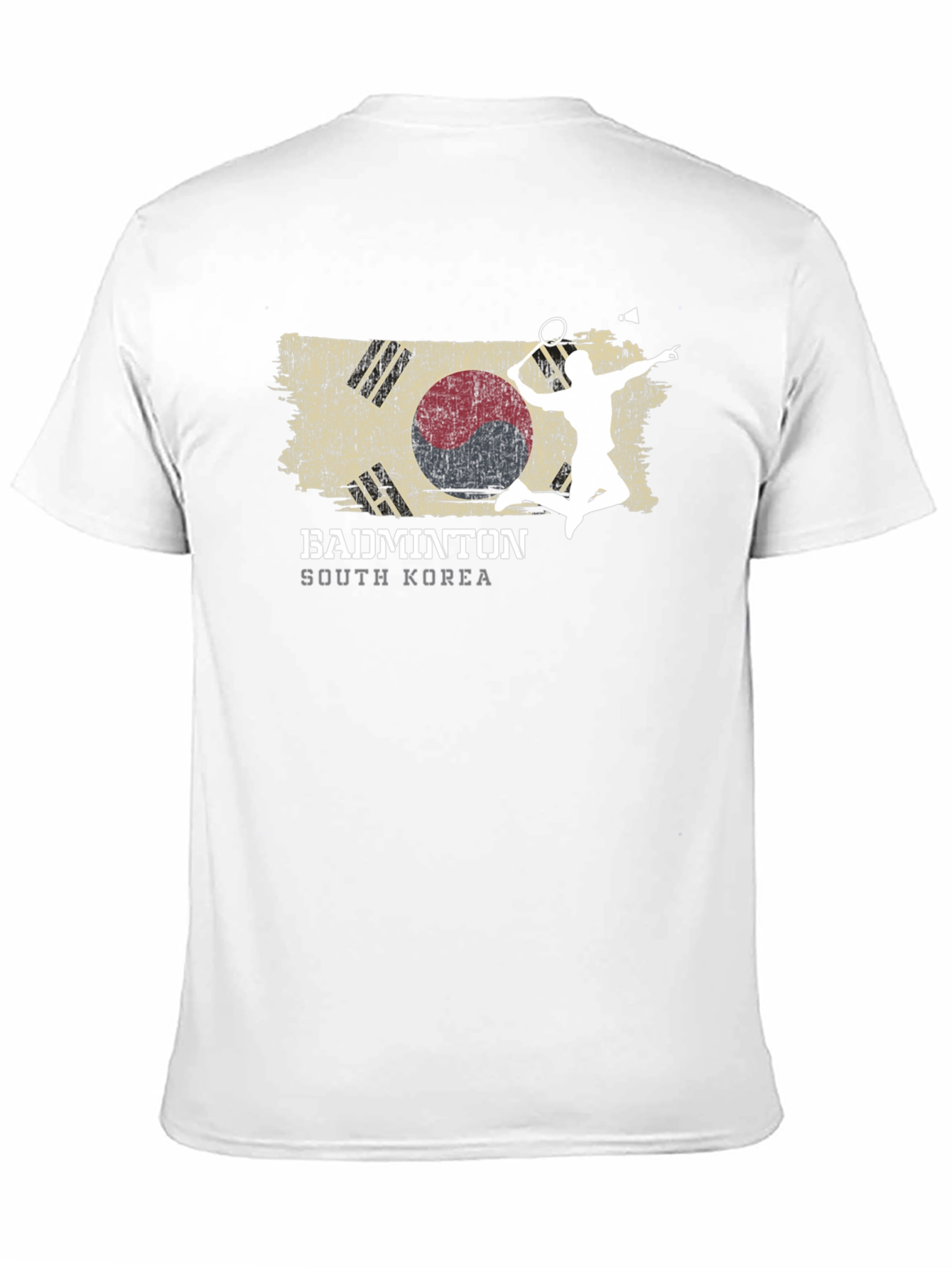 South Korea Badminton Graphic T-Shirt