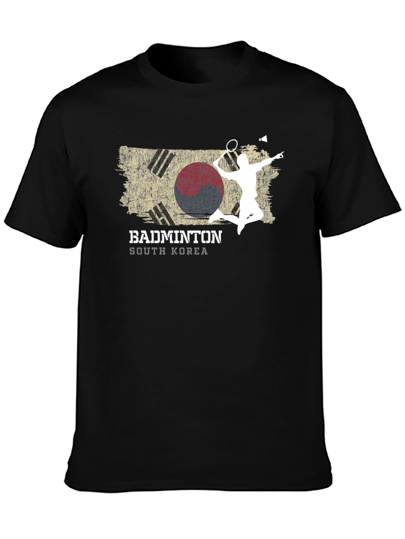 South Korea Badminton Graphic T-Shirt