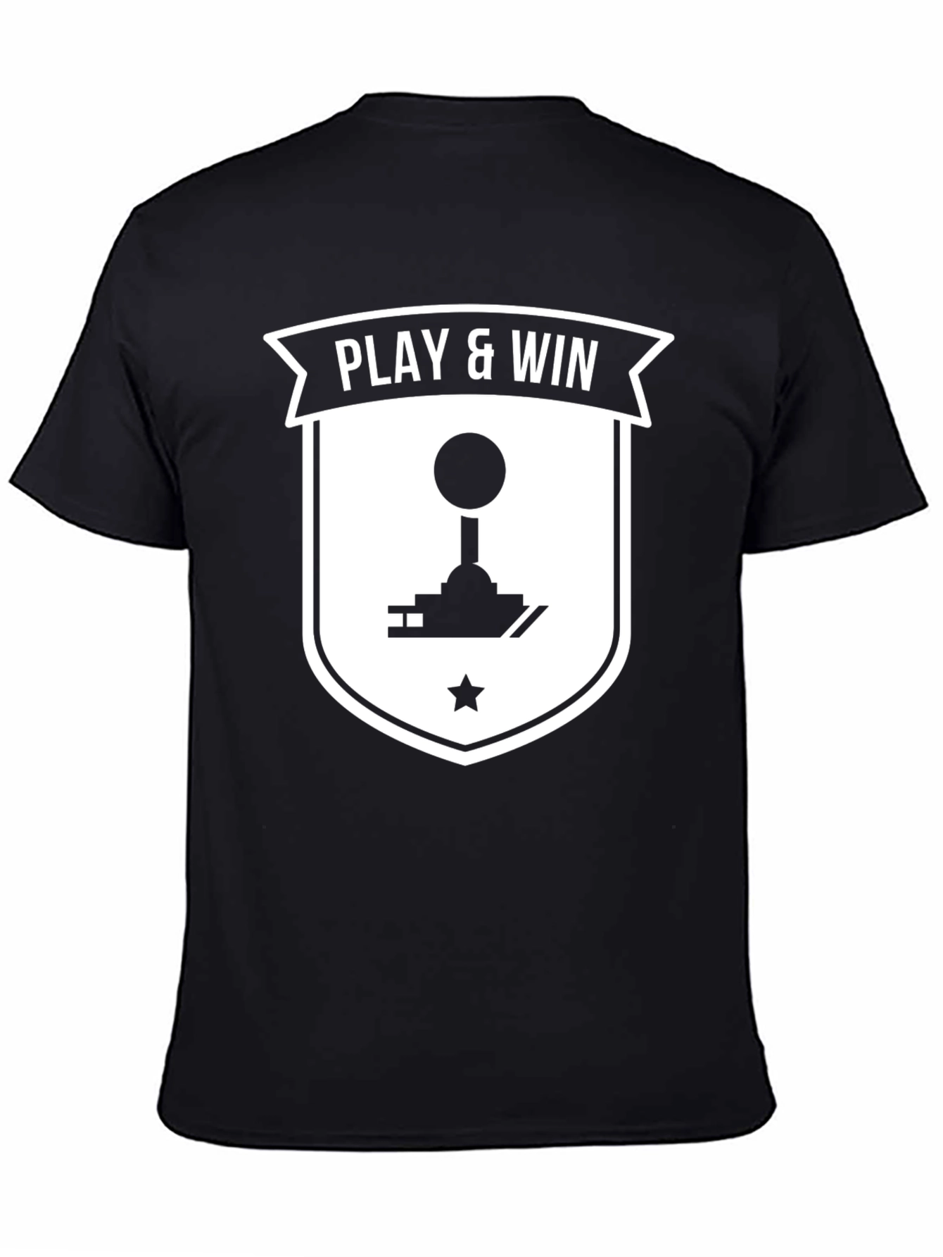 Play & Win Gamer T-Shirt - Retro Arcade Style