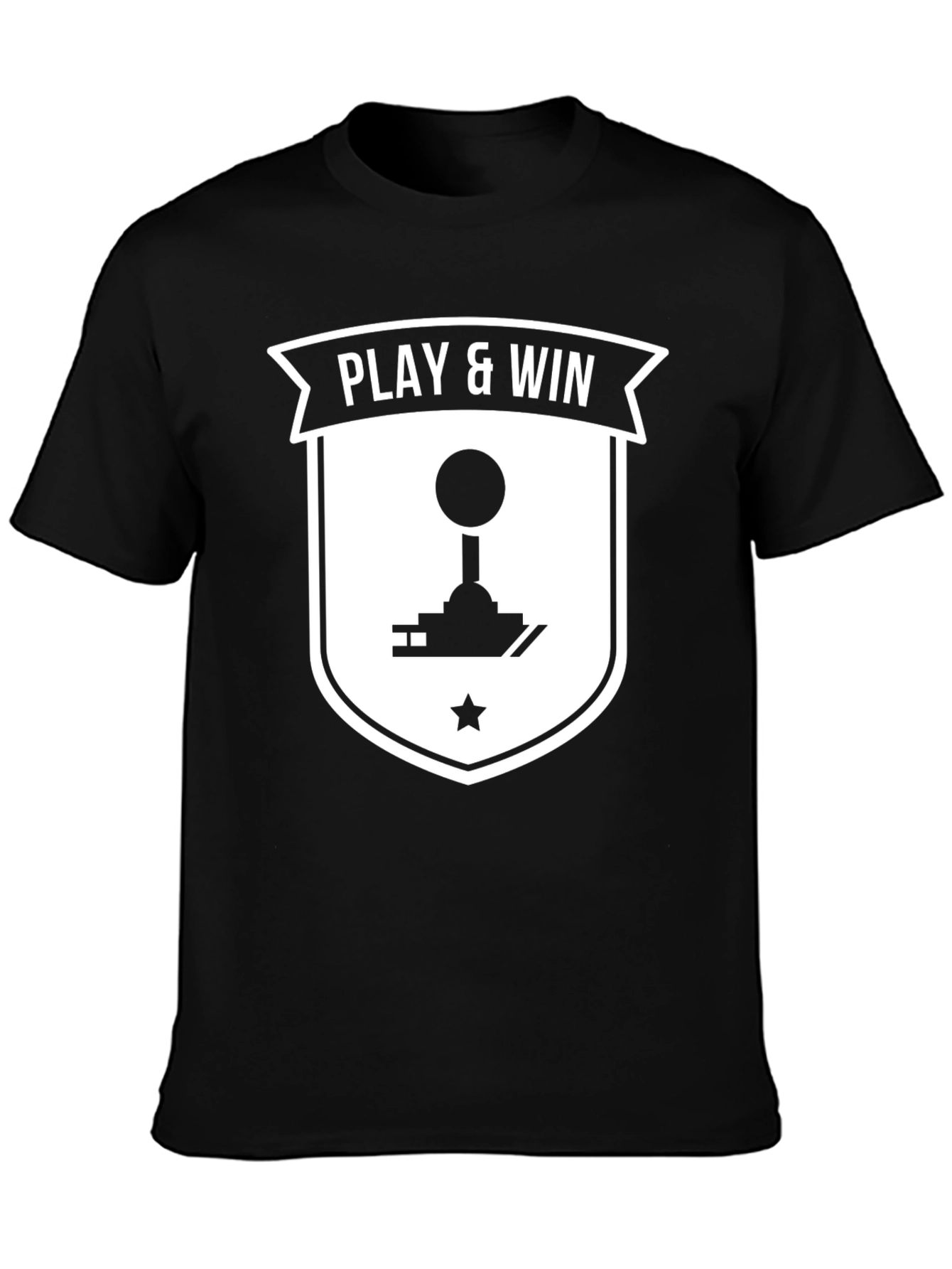 Play & Win Gamer T-Shirt - Retro Arcade Style