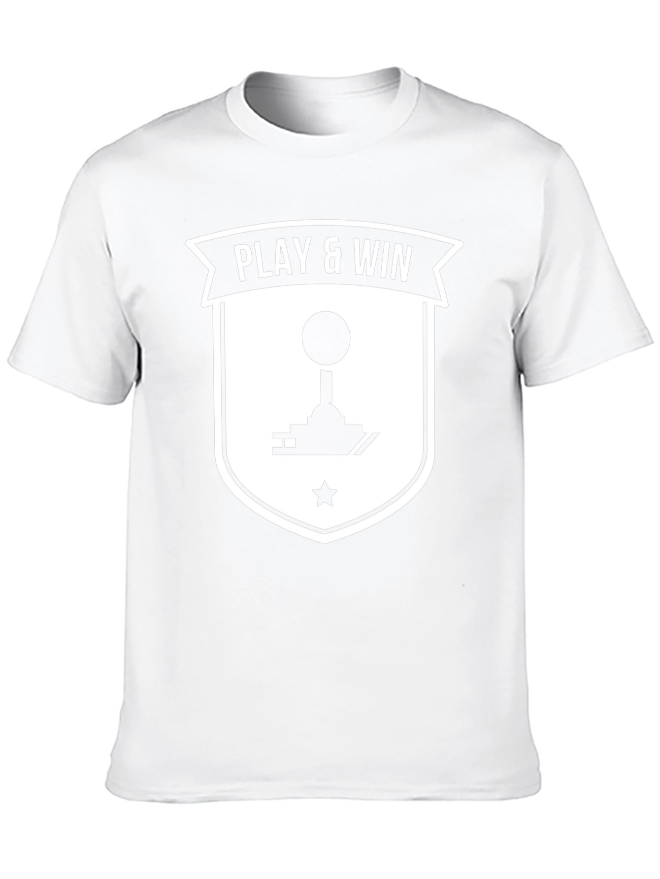 Play & Win Gamer T-Shirt - Retro Arcade Style