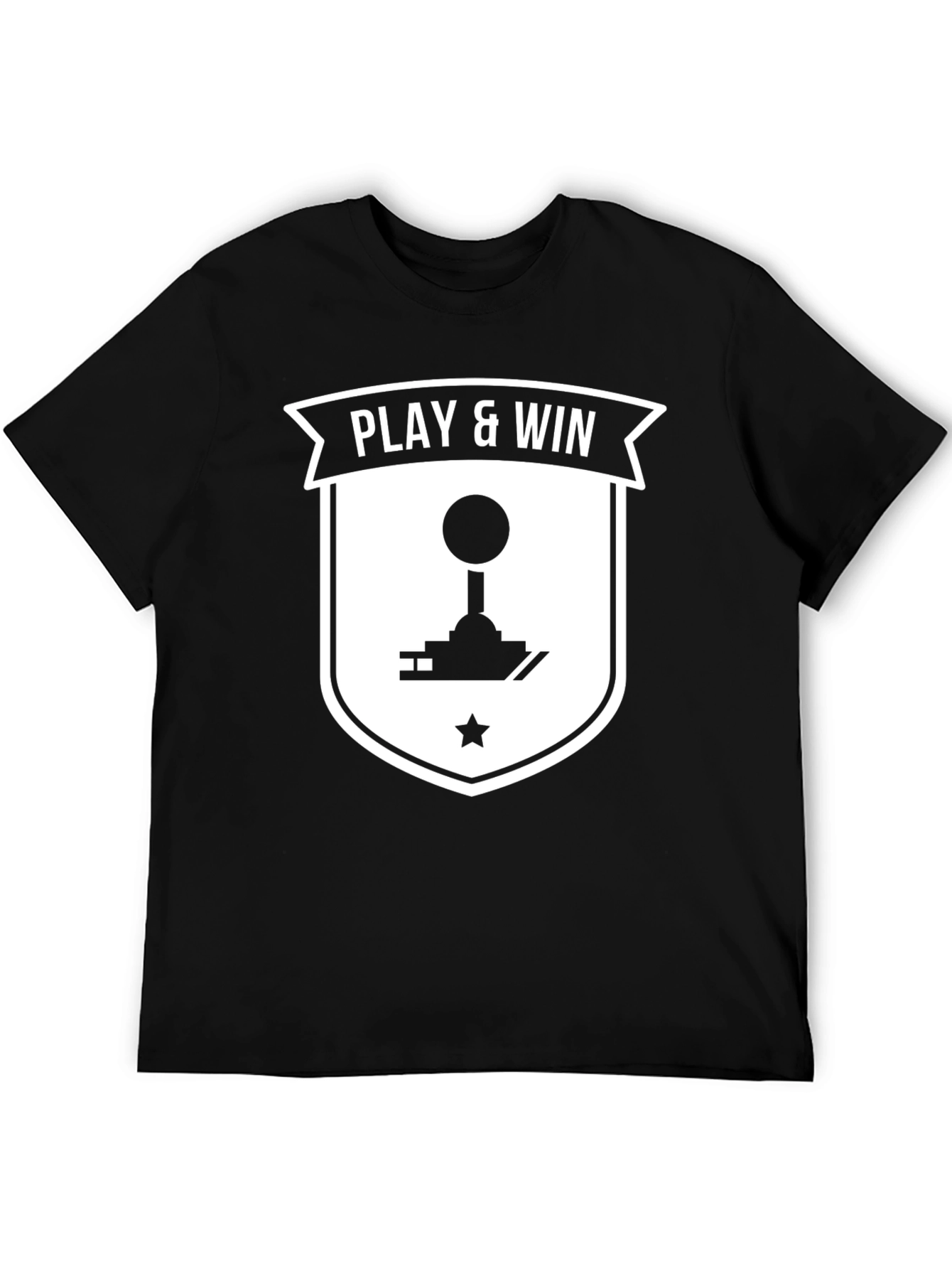 Play & Win Gamer T-Shirt - Retro Arcade Style