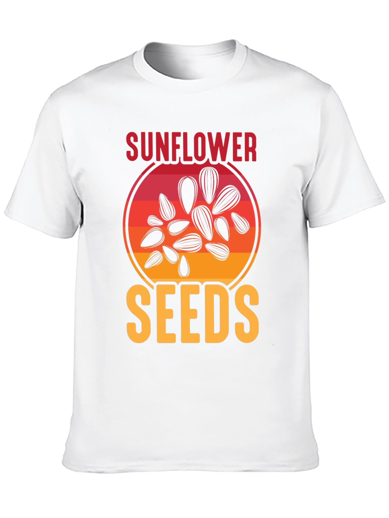 Sunflower Seeds Graphic Tee - Unisex Black T-Shirt