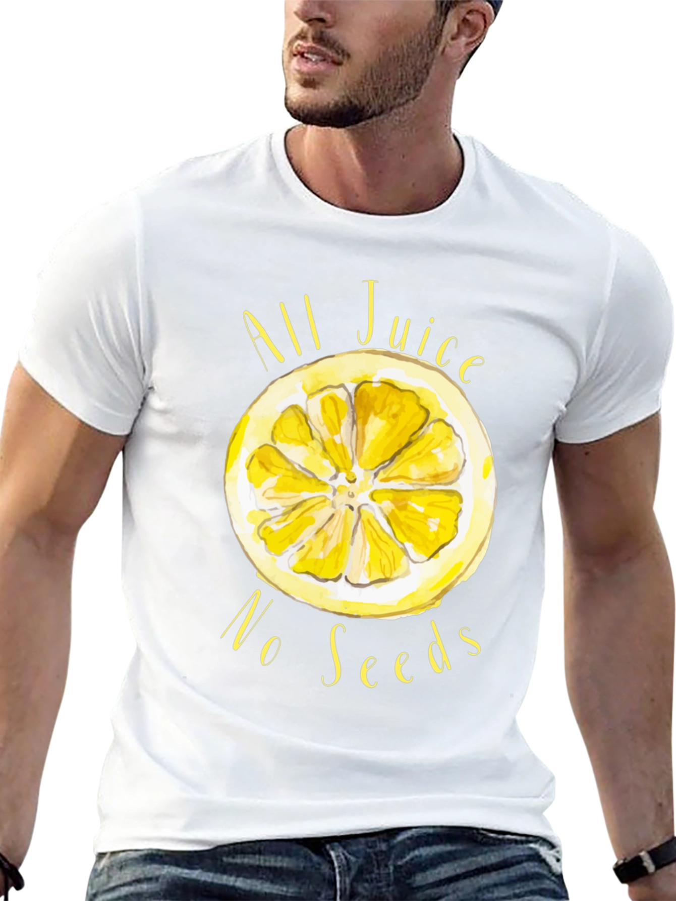 All Juice No Seeds Black Graphic Tee