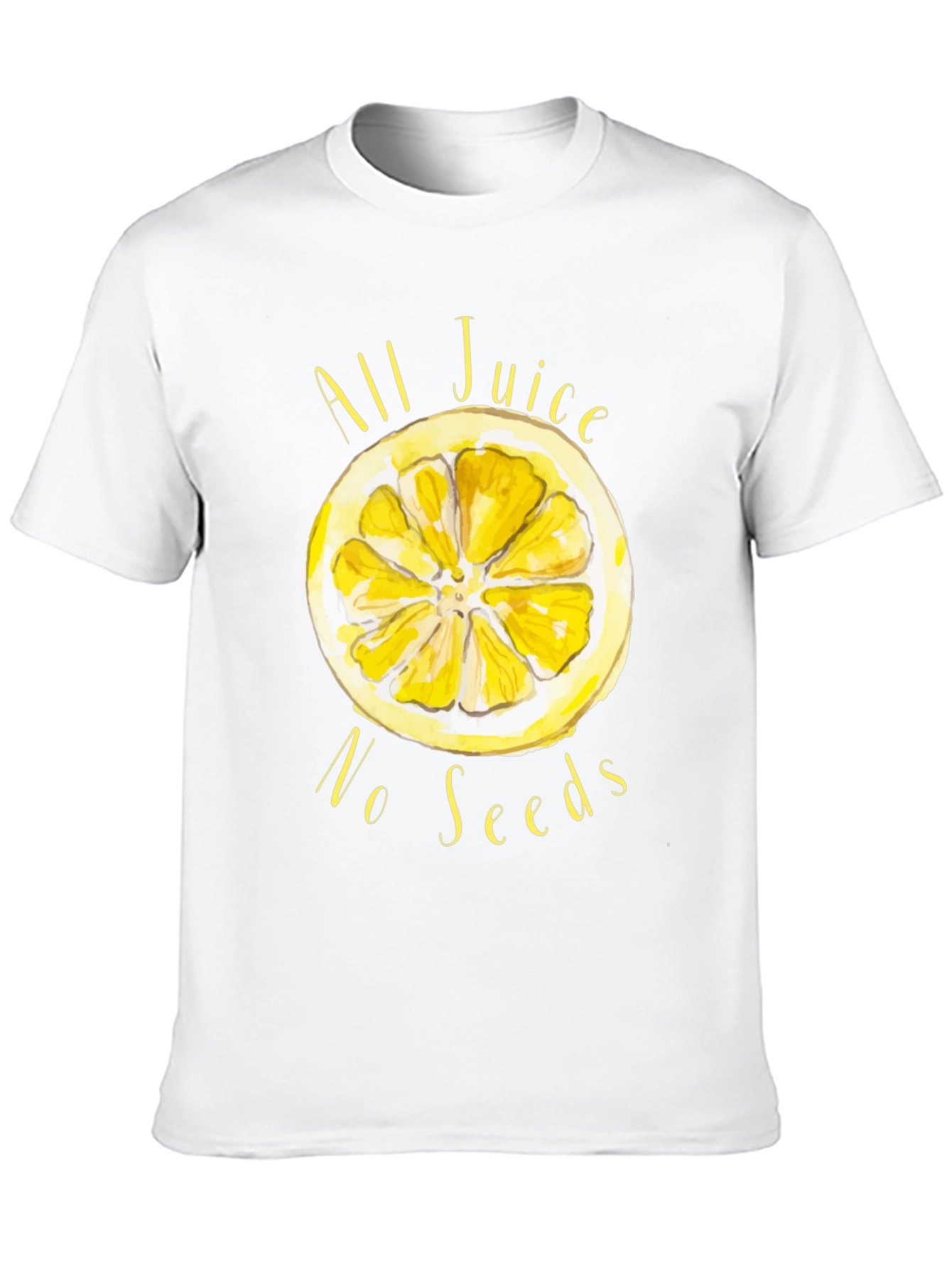 All Juice No Seeds Black Graphic Tee