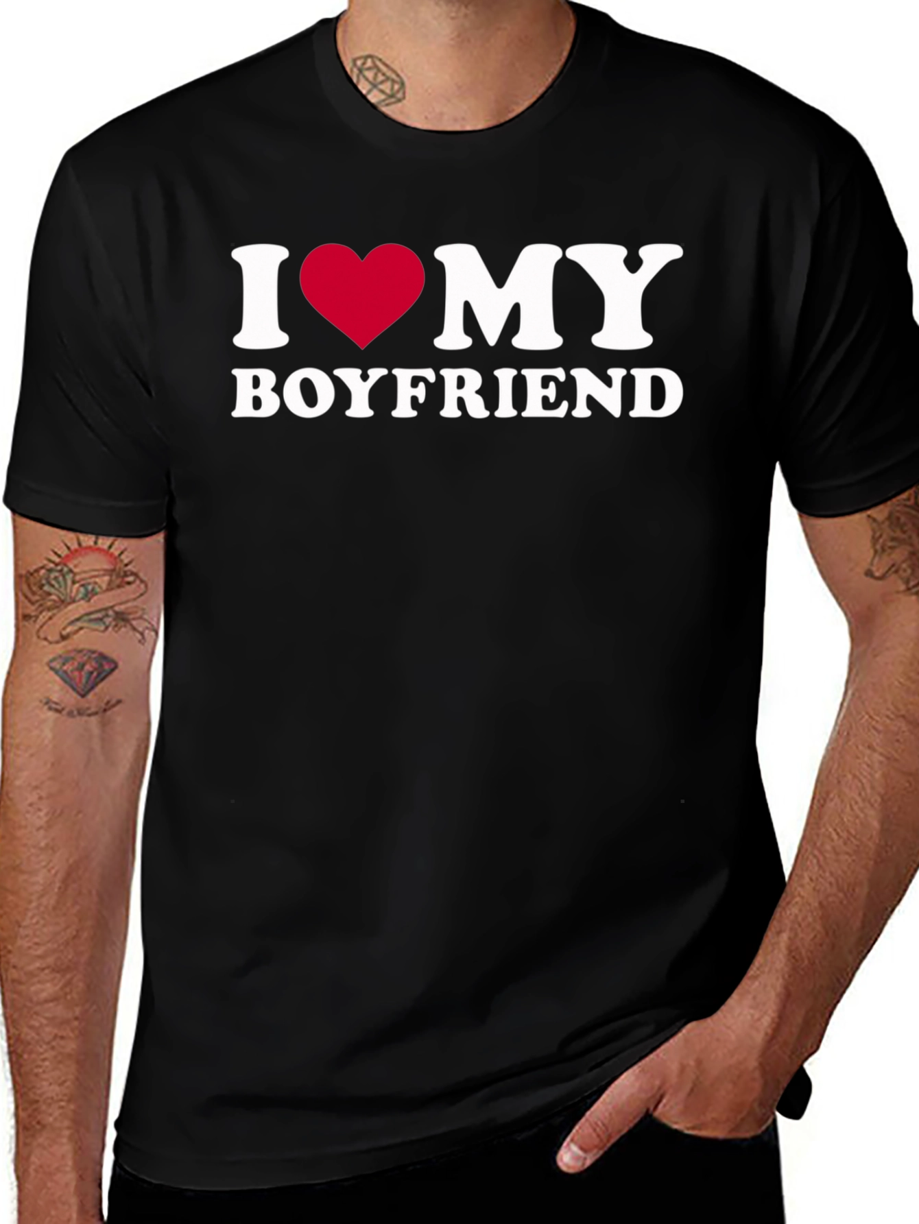 I Heart My Boyfriend Graphic Tee
