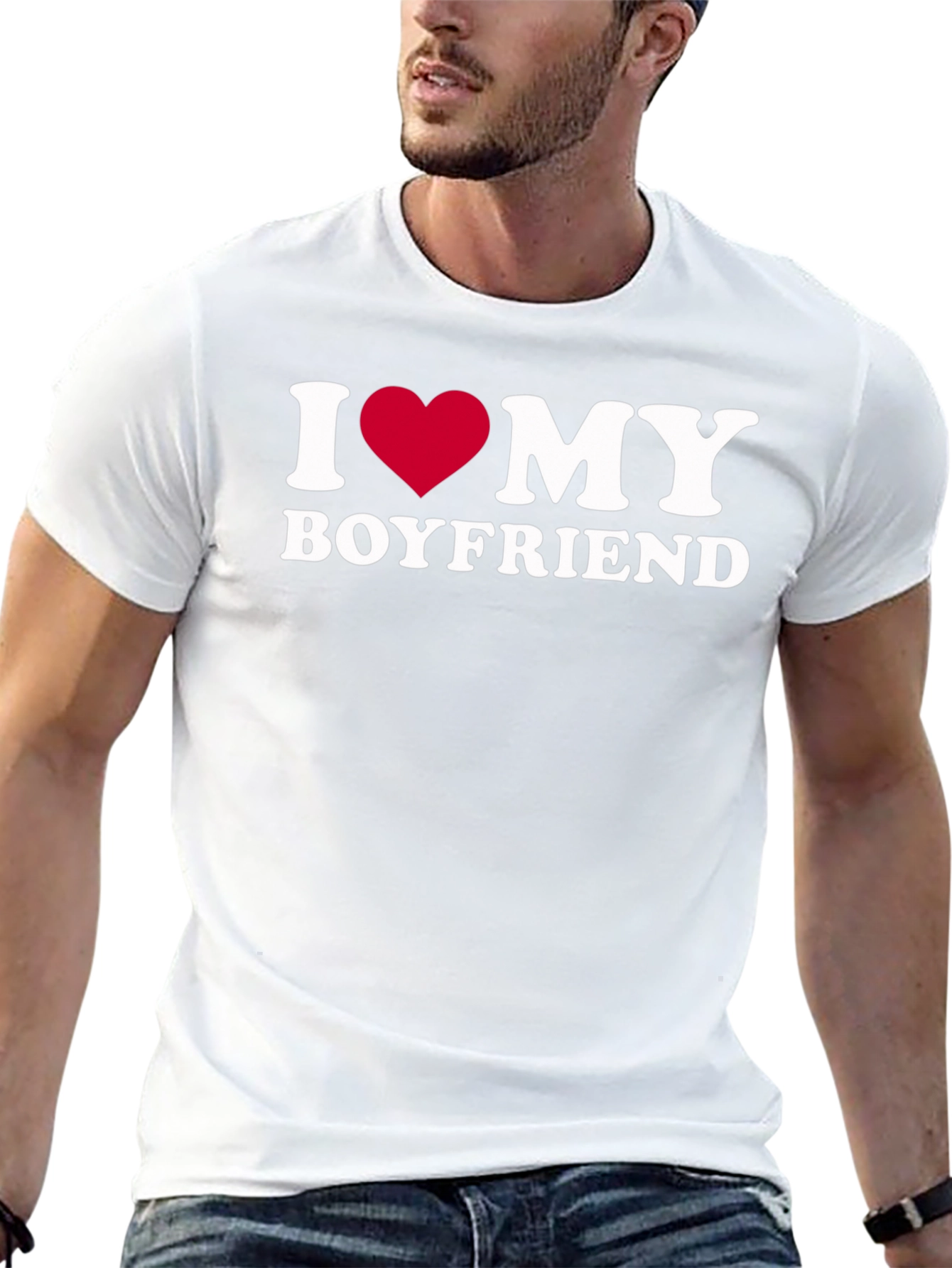 I Heart My Boyfriend Graphic Tee