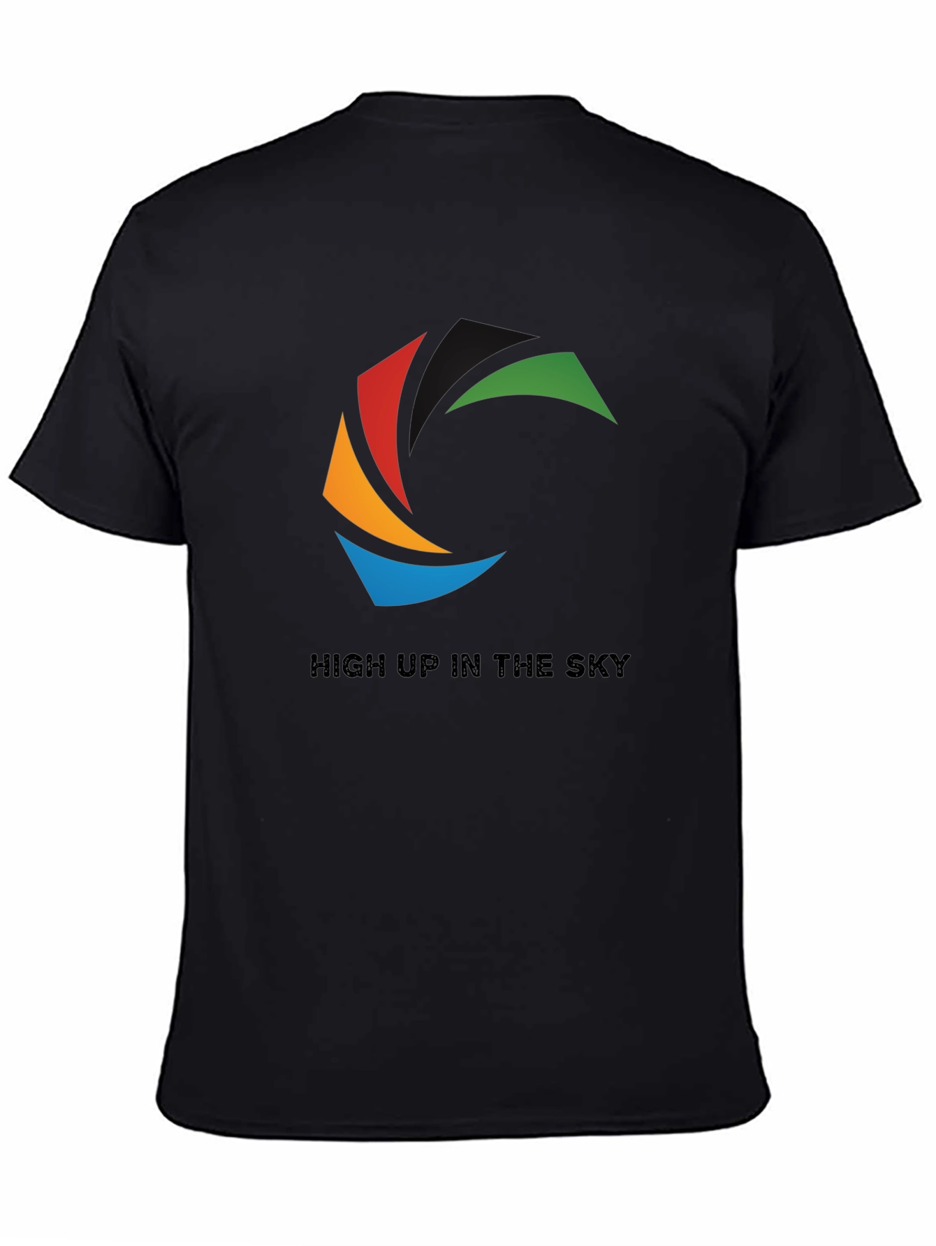 Abstract Graphic T-Shirt - High Up In The Sky