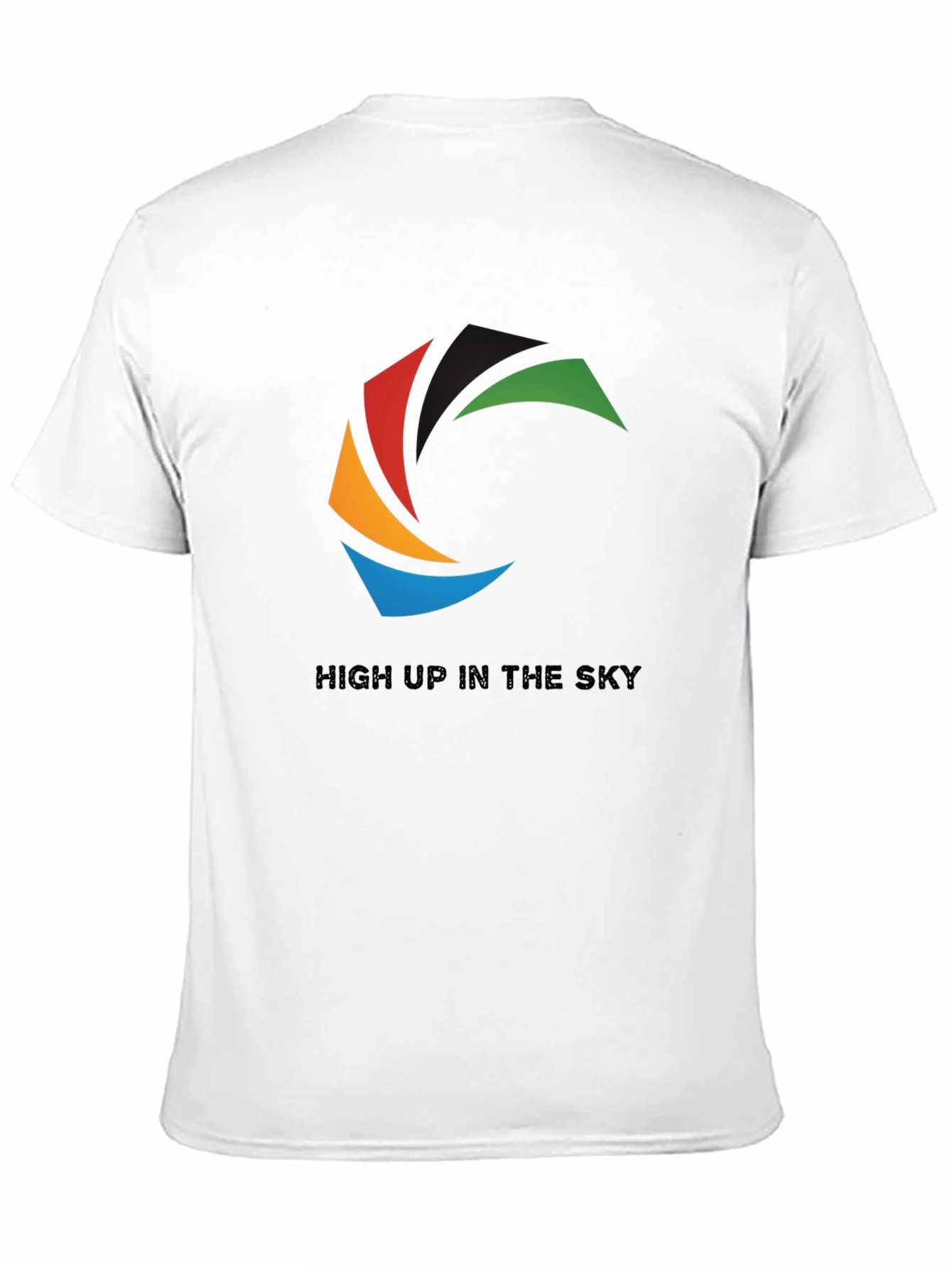 Abstract Graphic T-Shirt - High Up In The Sky