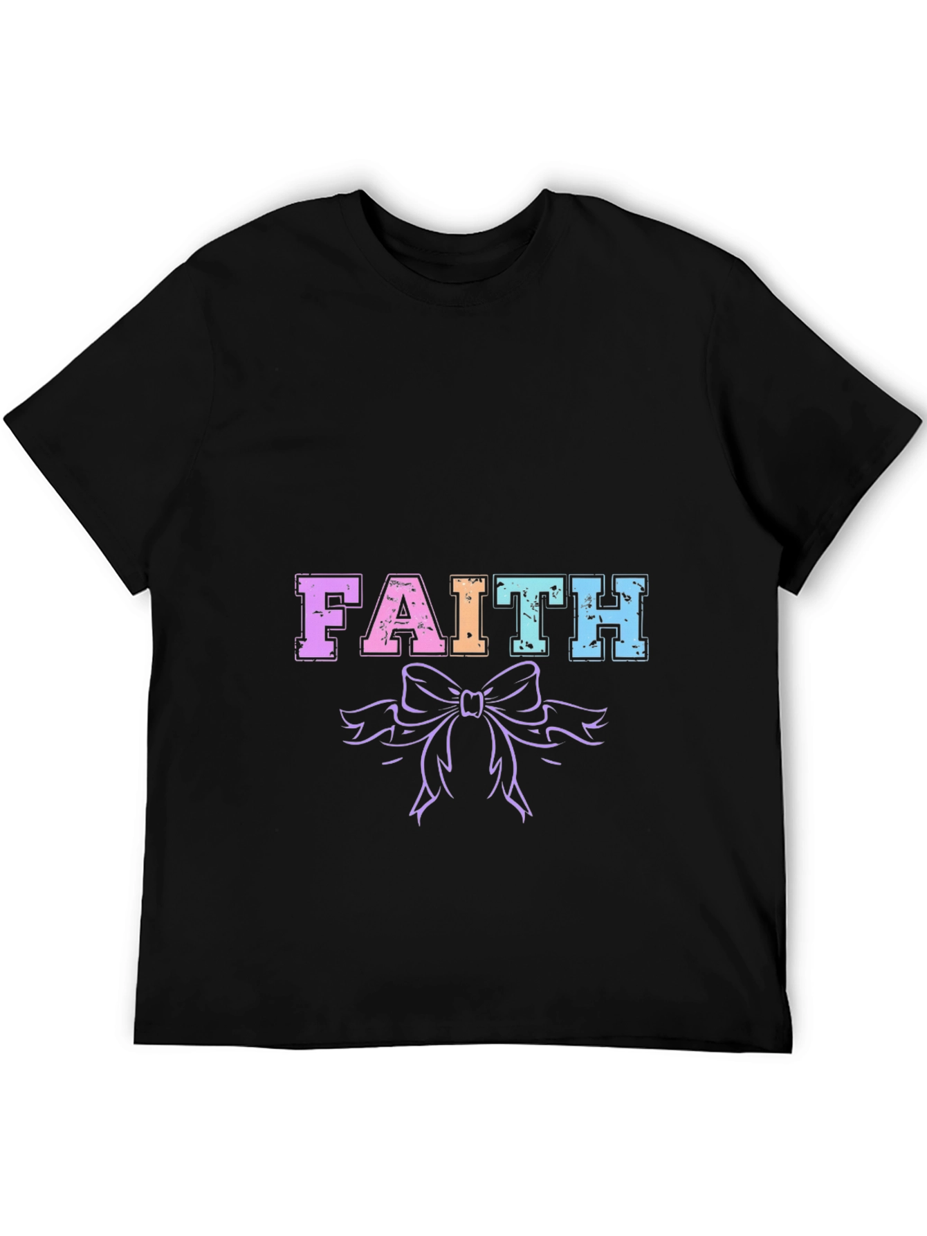 Faith Graphic Tee - Trendy Casual Shirt