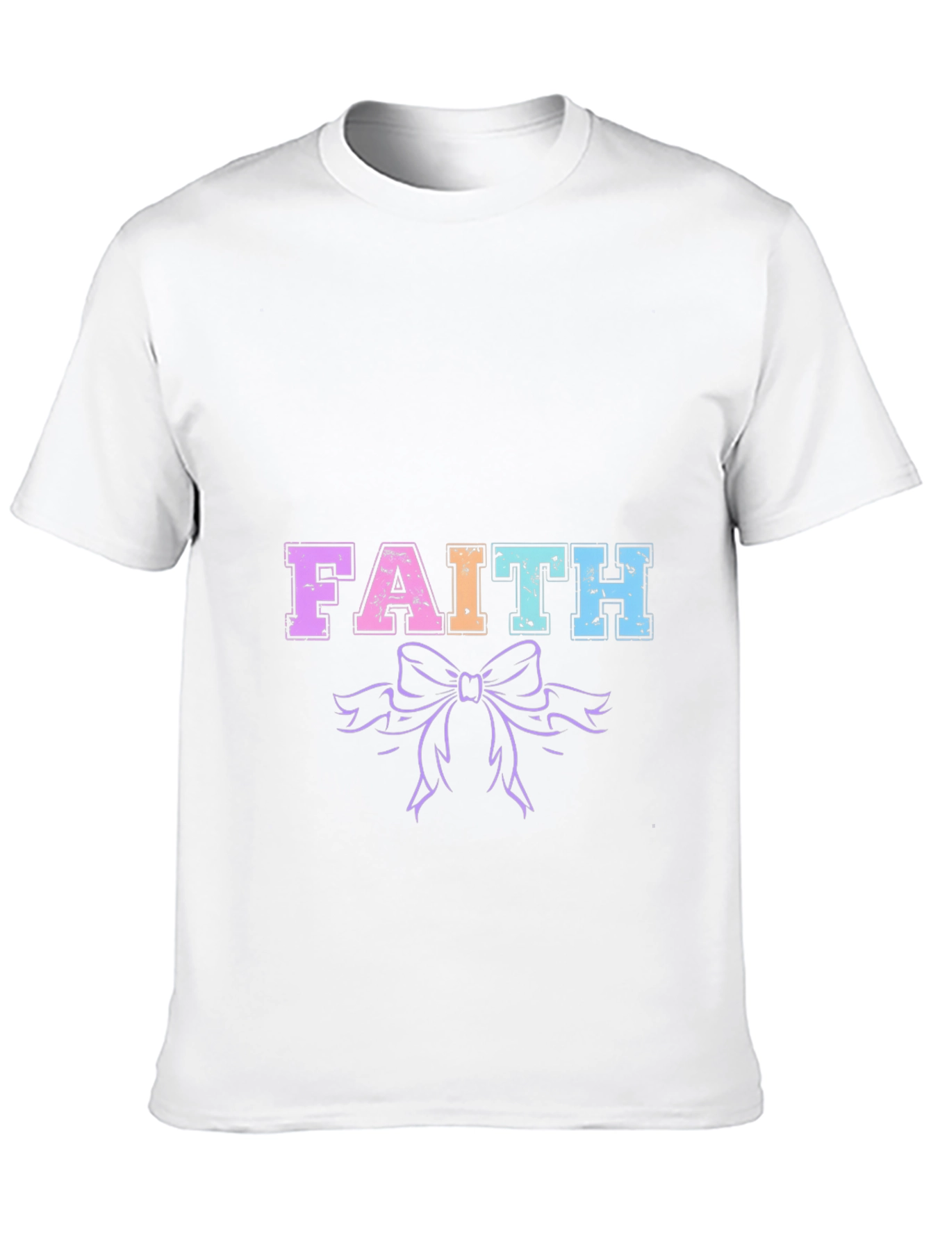 Faith Graphic Tee - Trendy Casual Shirt